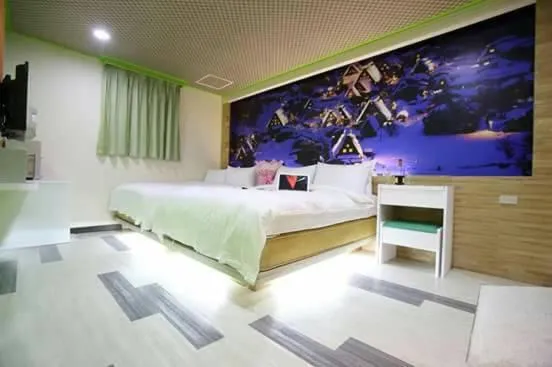 Bed in Clover house-自助式無人旅店