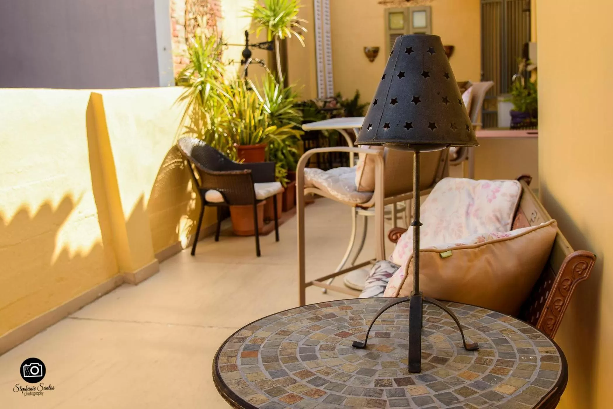 Patio in Boutique Hotel Belgica