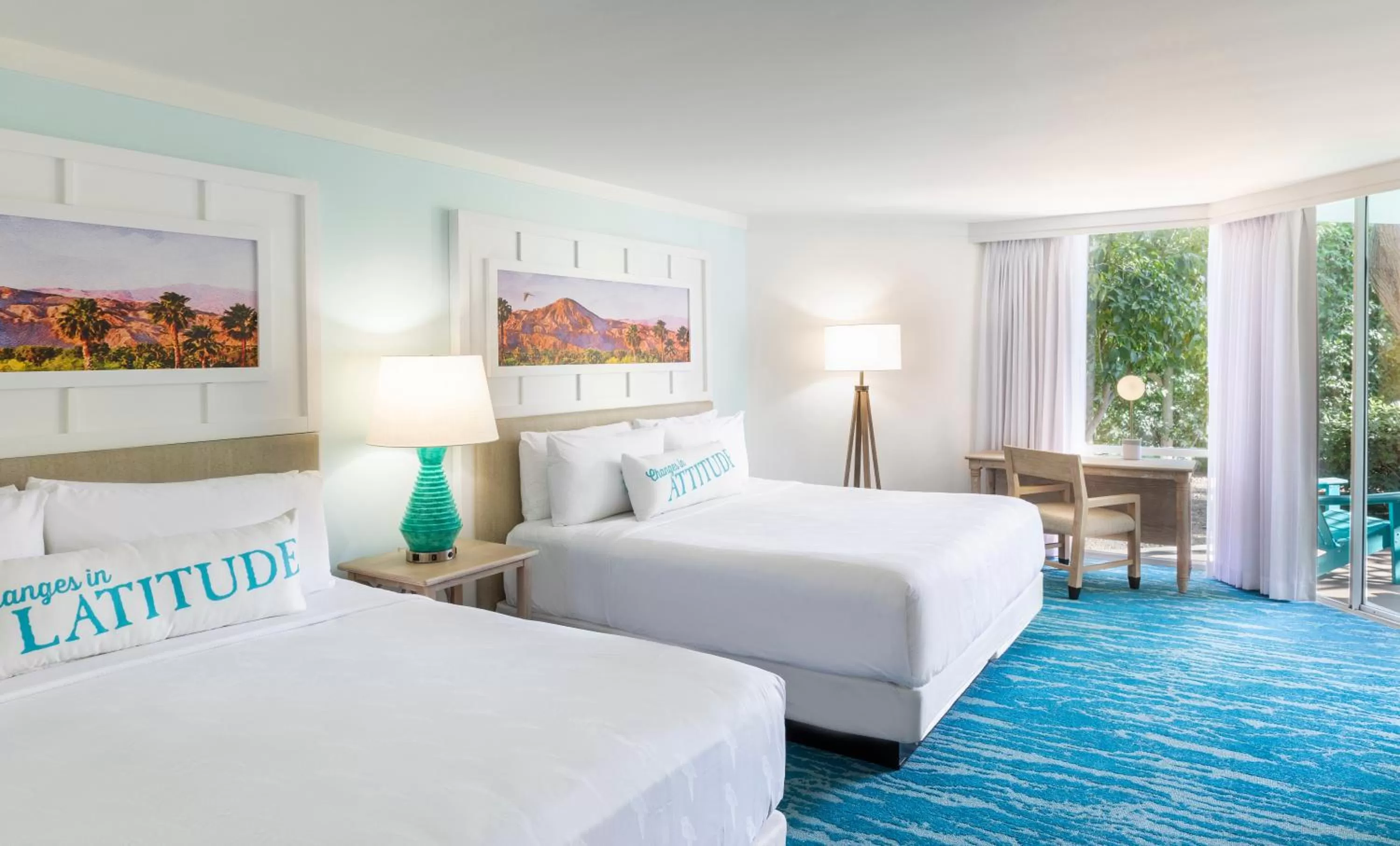 Bed in Riviera Resort Palm Springs