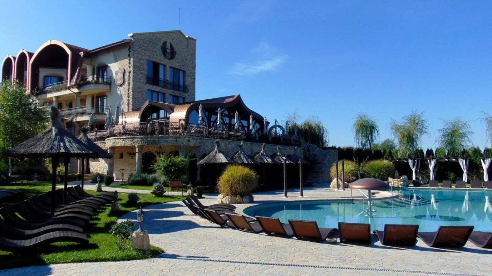 Swimming pool in Castel Transilvania
