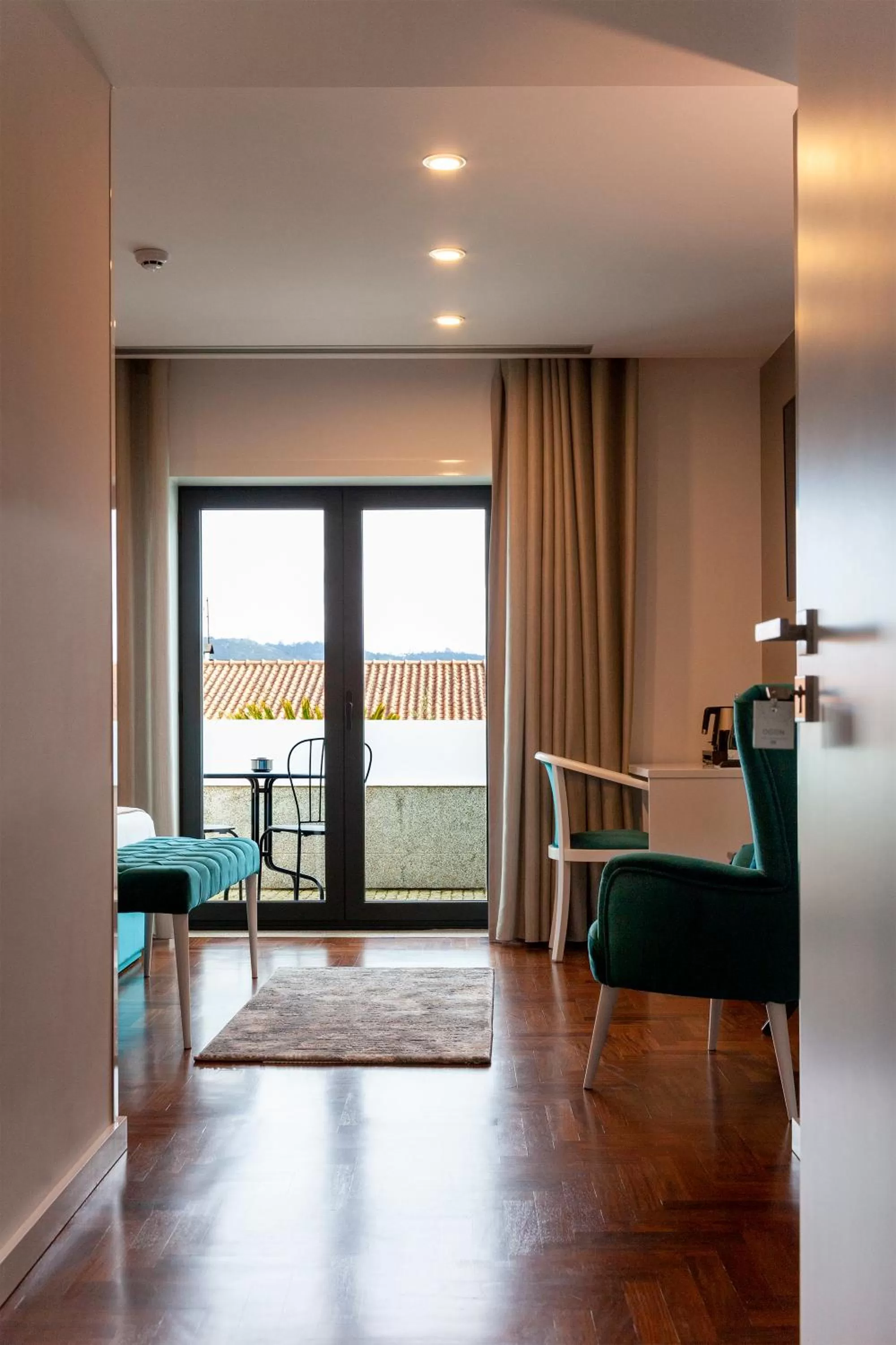 Balcony/Terrace, Bed in Casa das Carpas