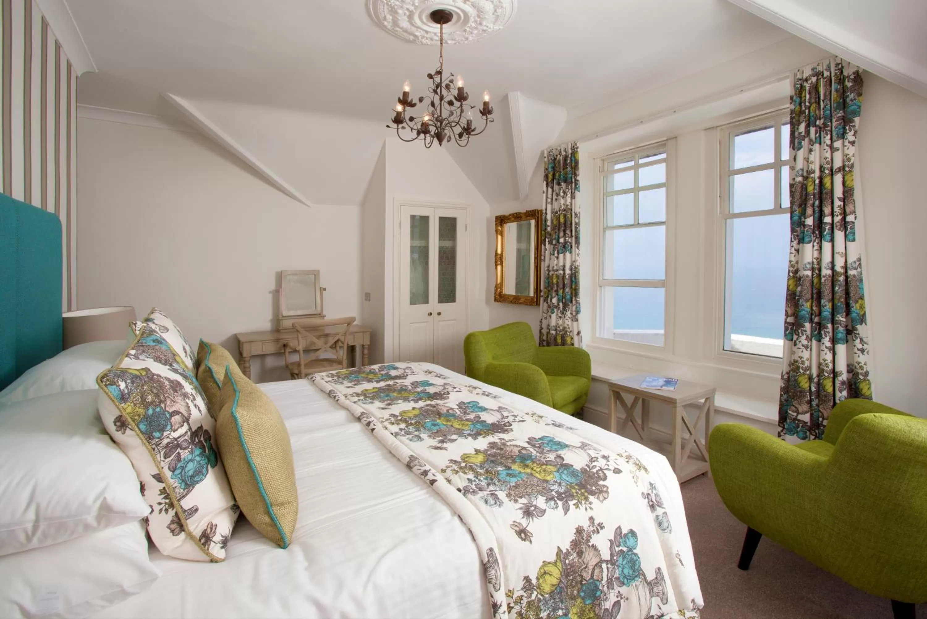 Bed in Carbis Bay and Spa Hotel