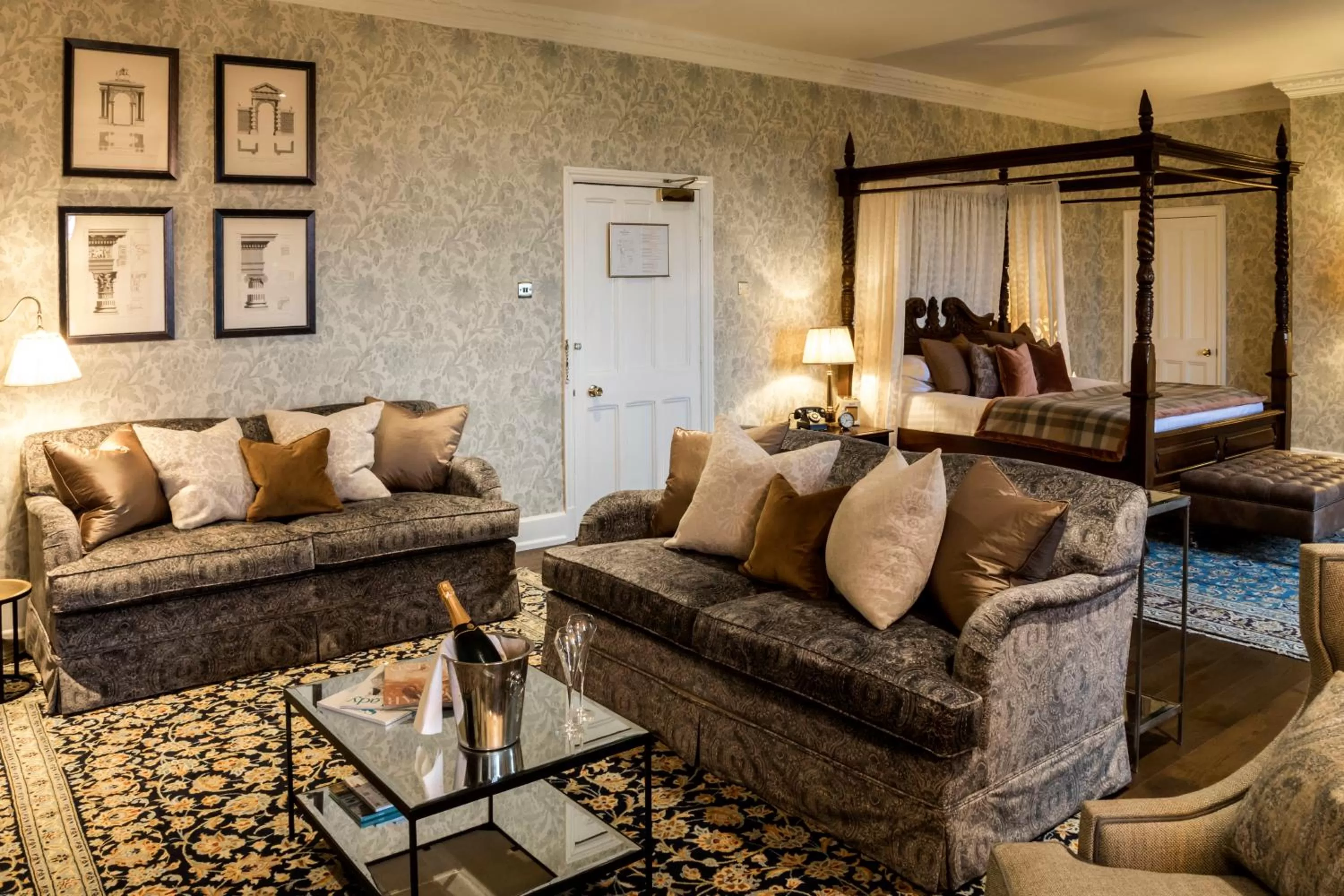 Seating area in Eastwell Manor, Champneys Hotel & Spa