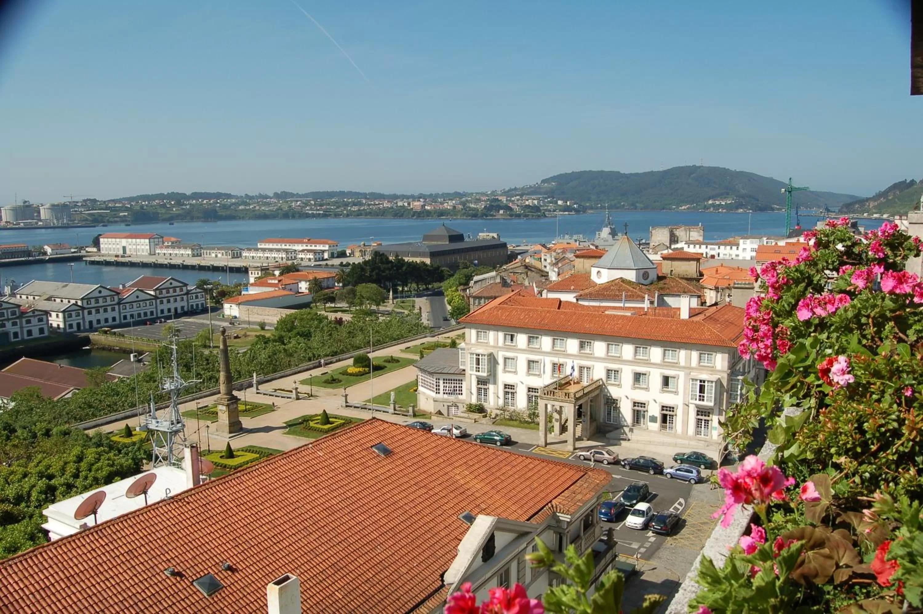 Bird's eye view in Parador de Ferrol