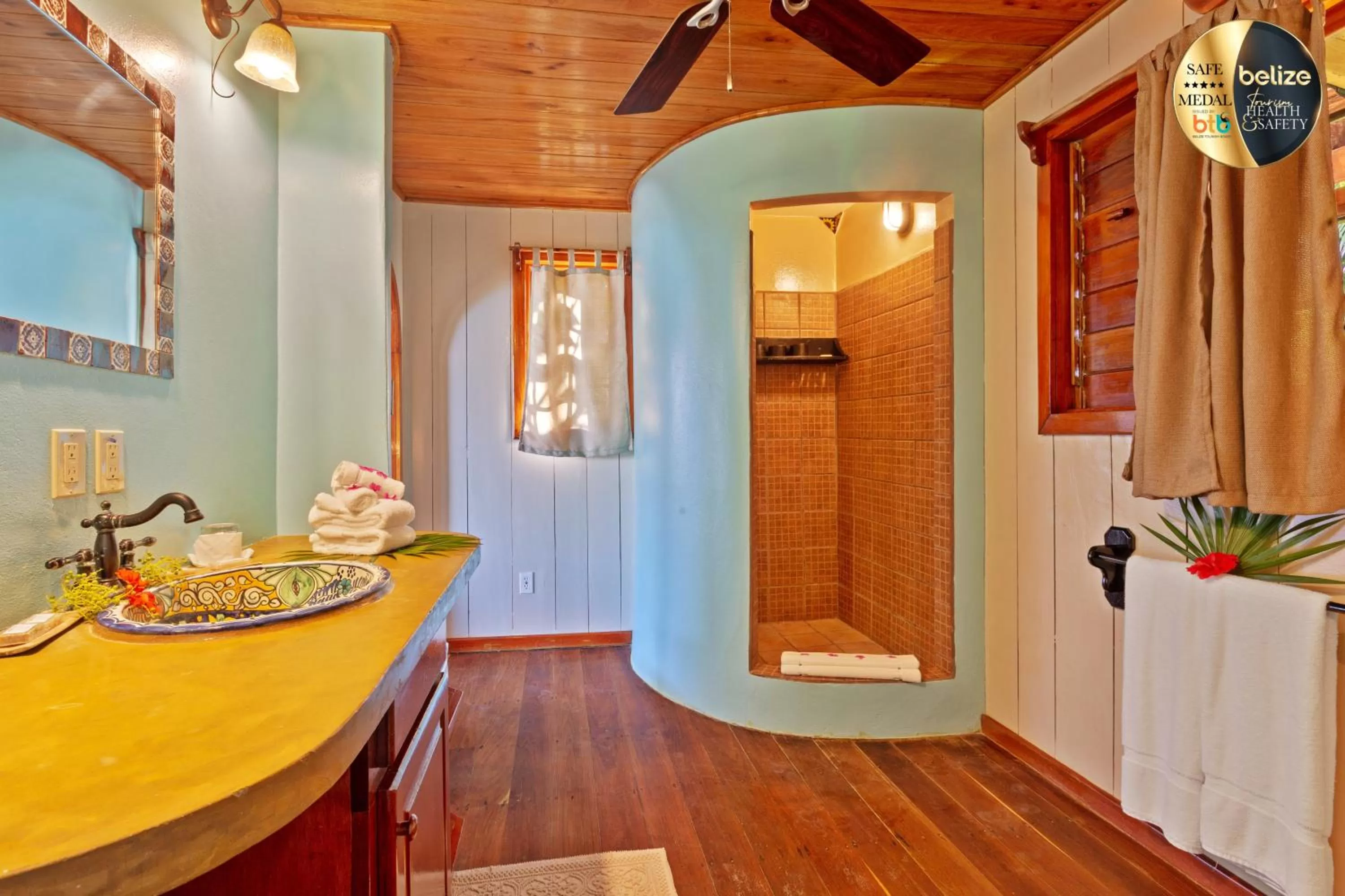 Bathroom in Portofino Beach Resort-An Authentic Island Escape!