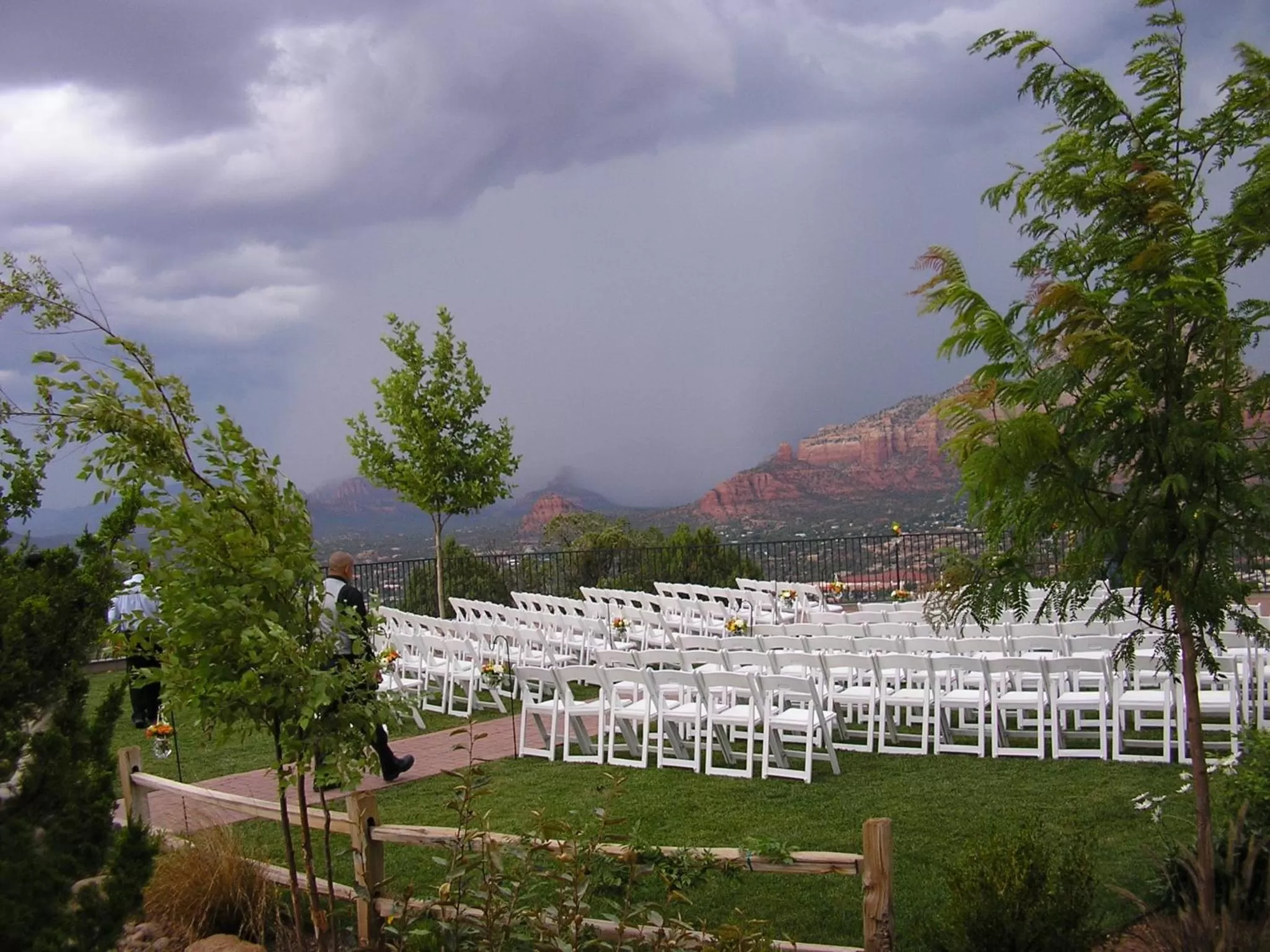 Patio in Sky Ranch Lodge