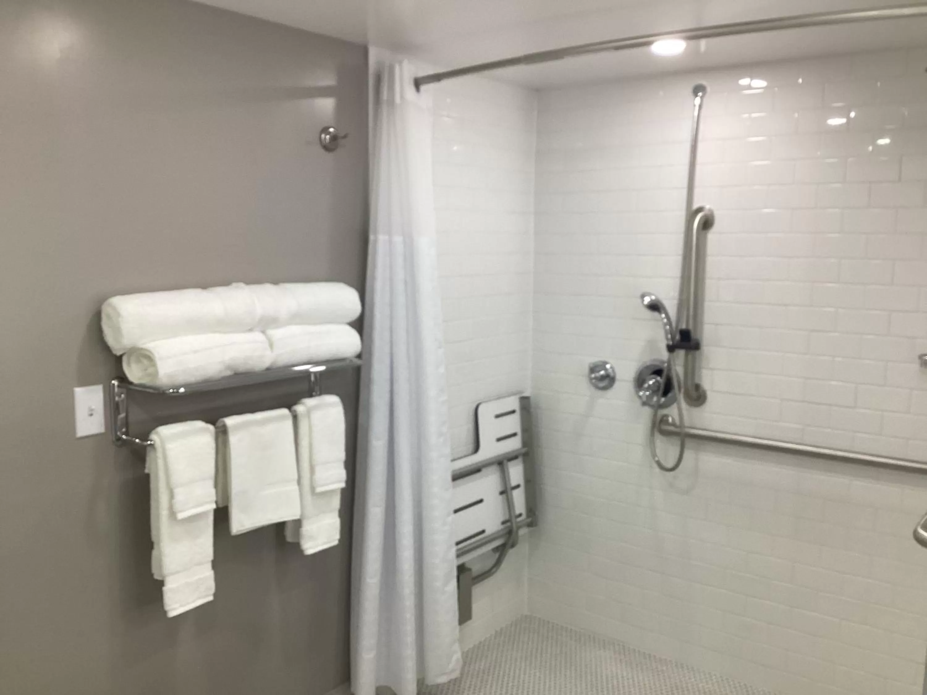 Shower in Super 8 by Wyndham Baltimore Northwest