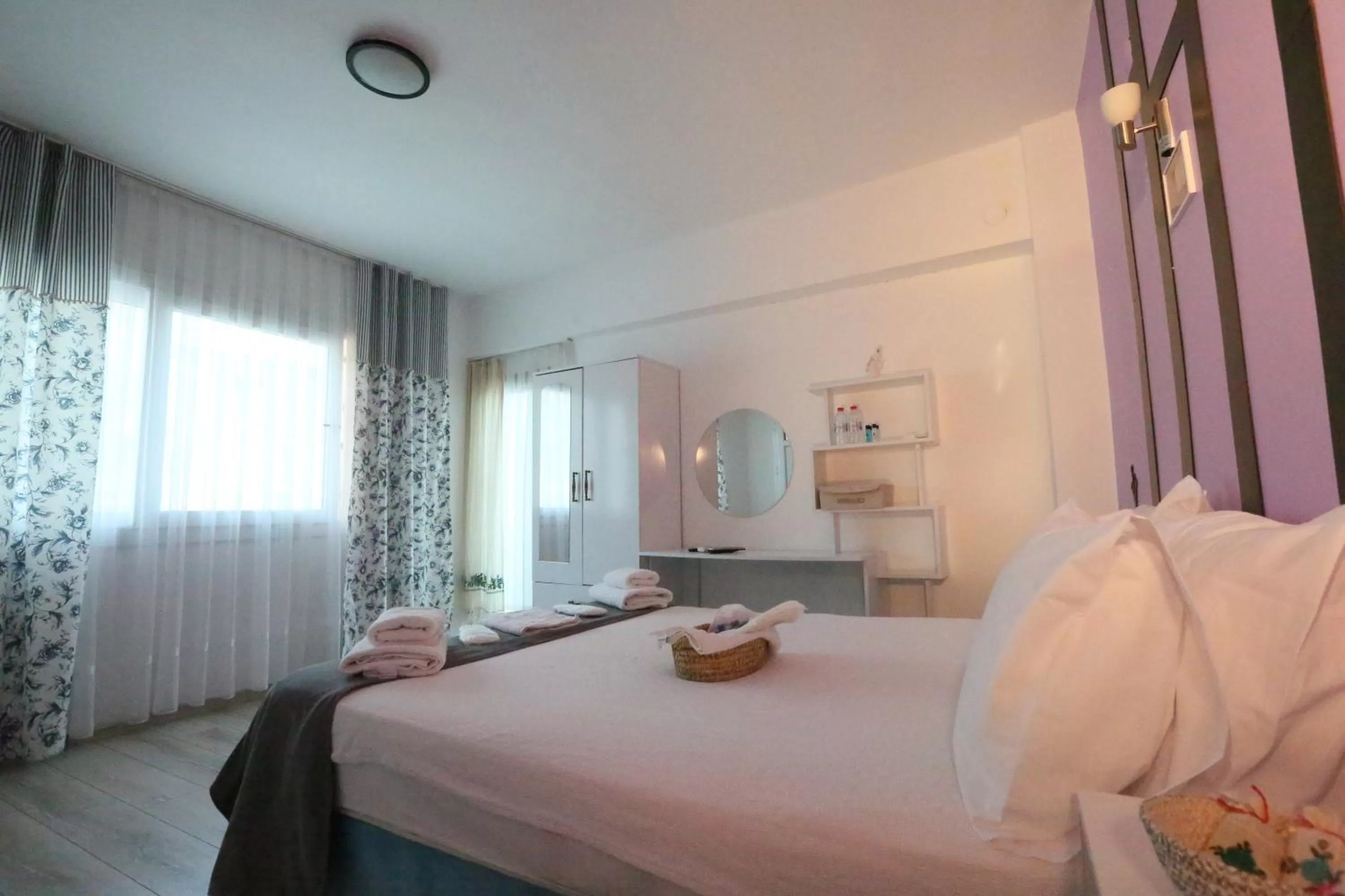 Decorative detail, Bed in Lavender Otel