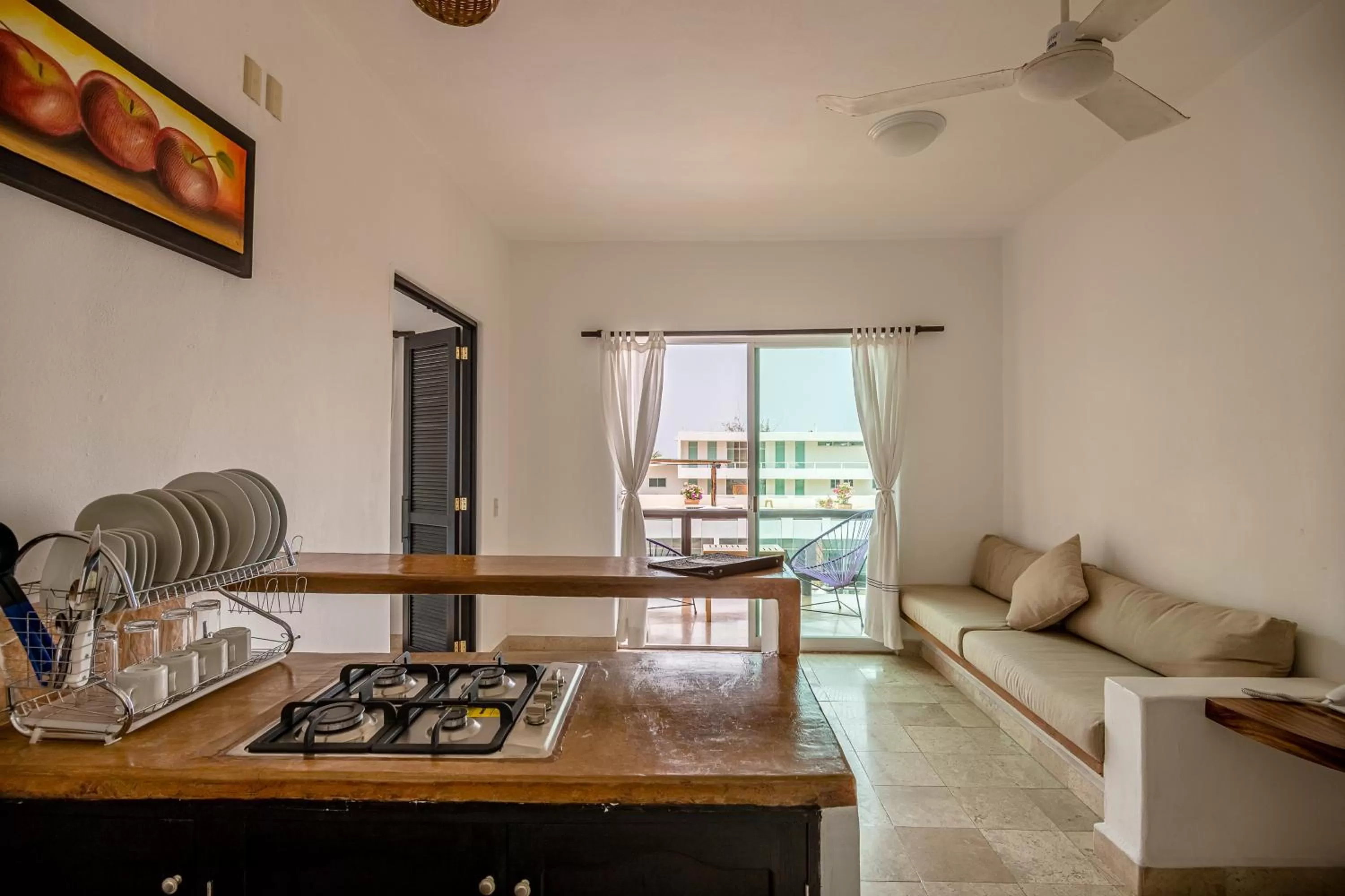 Living room in Hotel Rockaway