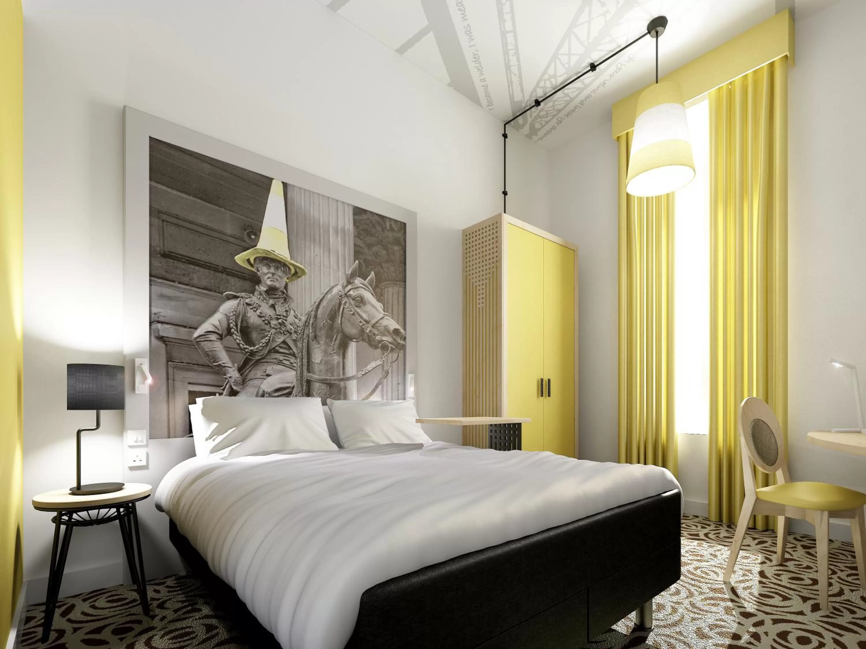 Photo of the whole room, Bed in ibis Styles Glasgow Centre George Square