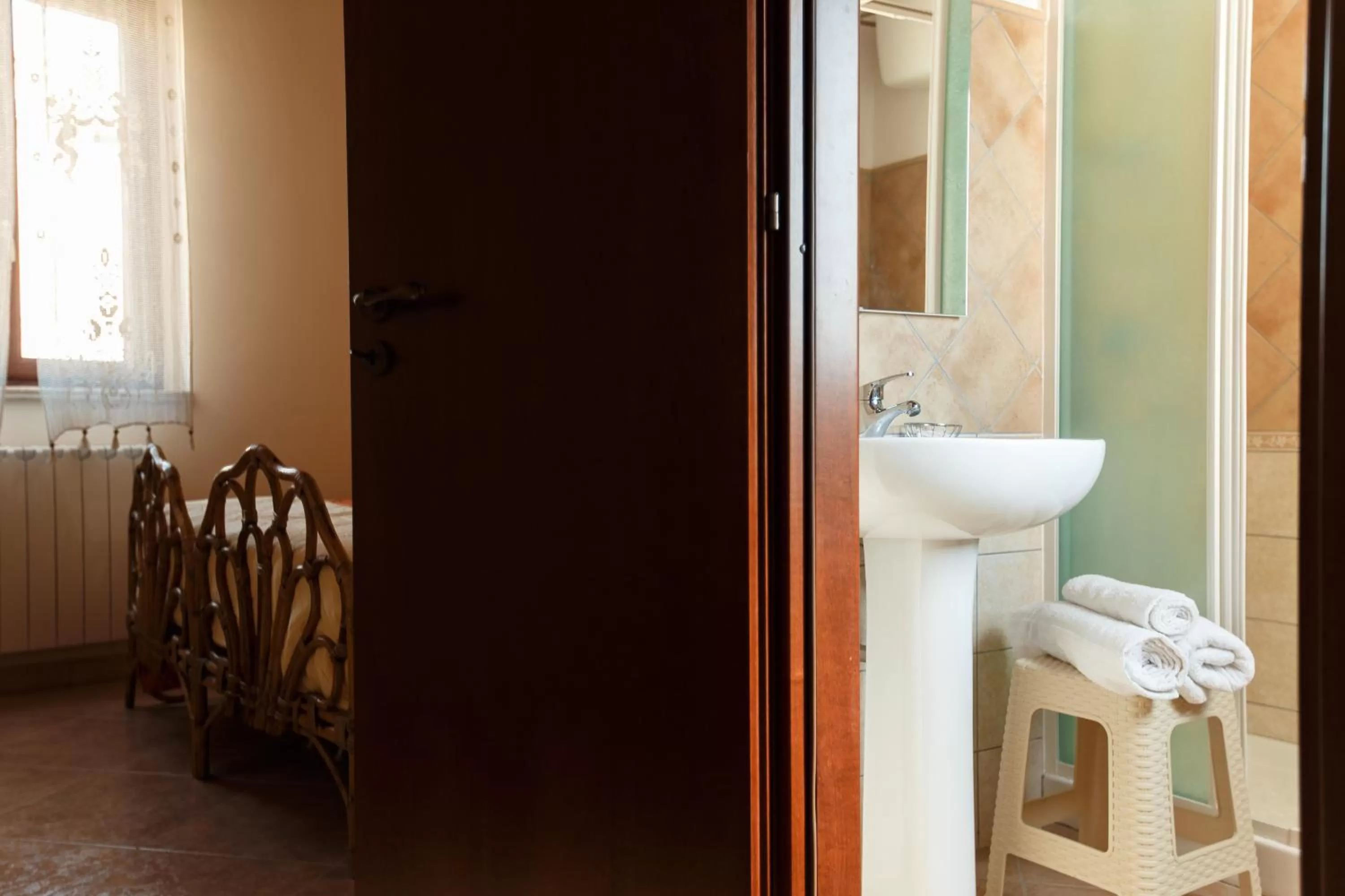 Shower in B&B Batarà - "La Terrazza del Centro"