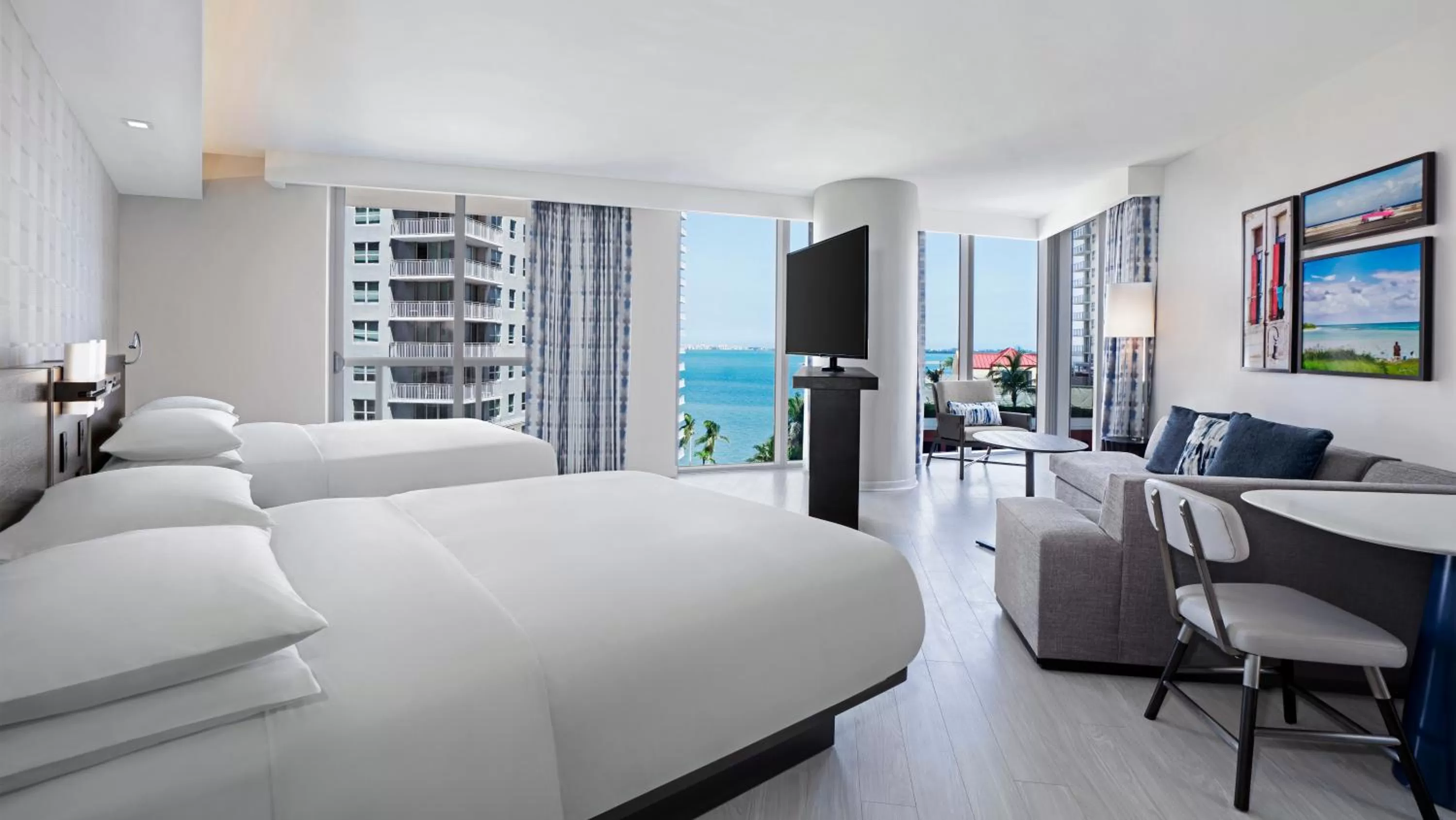 Junior Suite with Two Queen Beds and Balcony in Hyatt Centric Brickell Miami