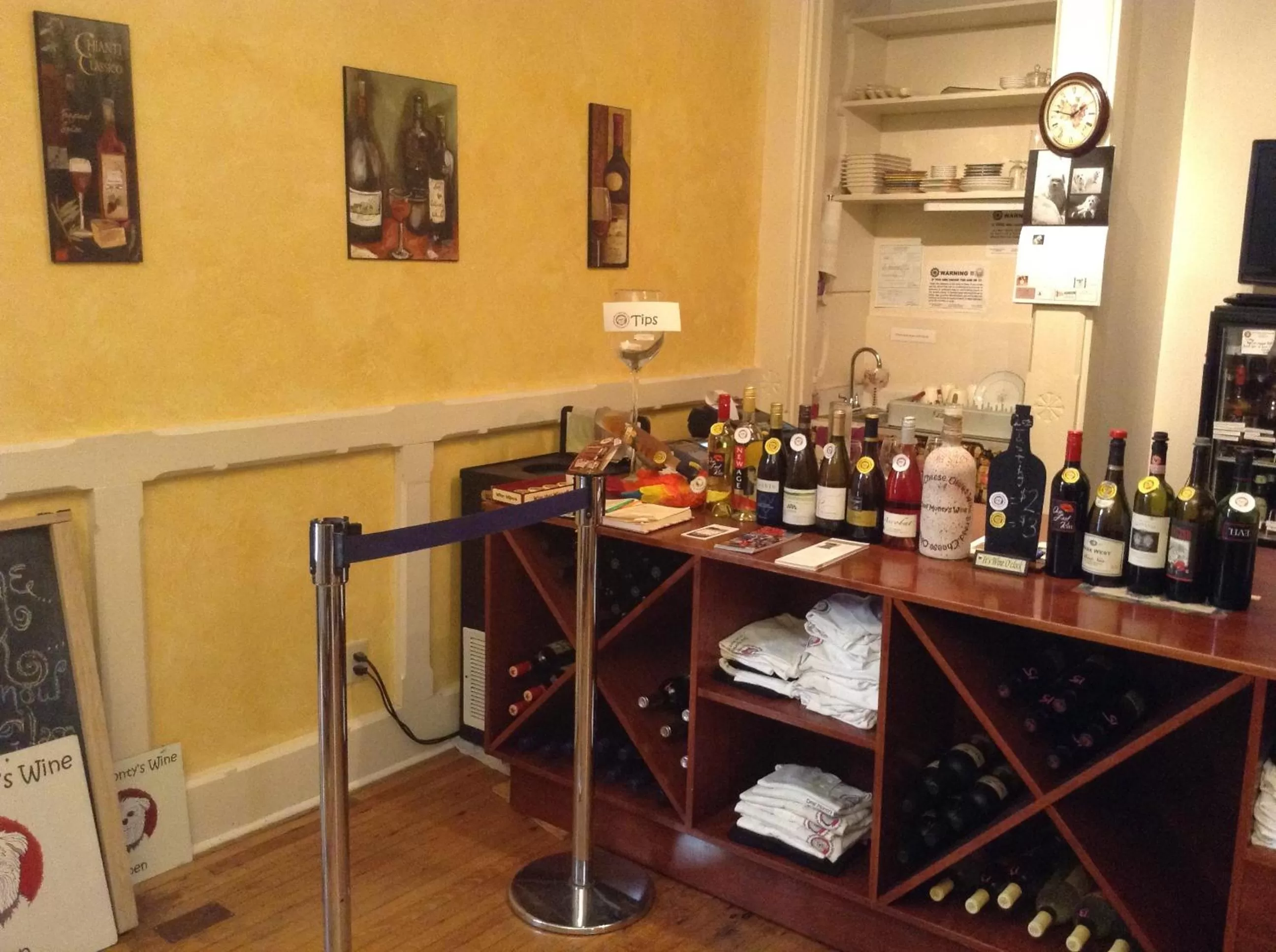 On site in Inn Port D'Vino