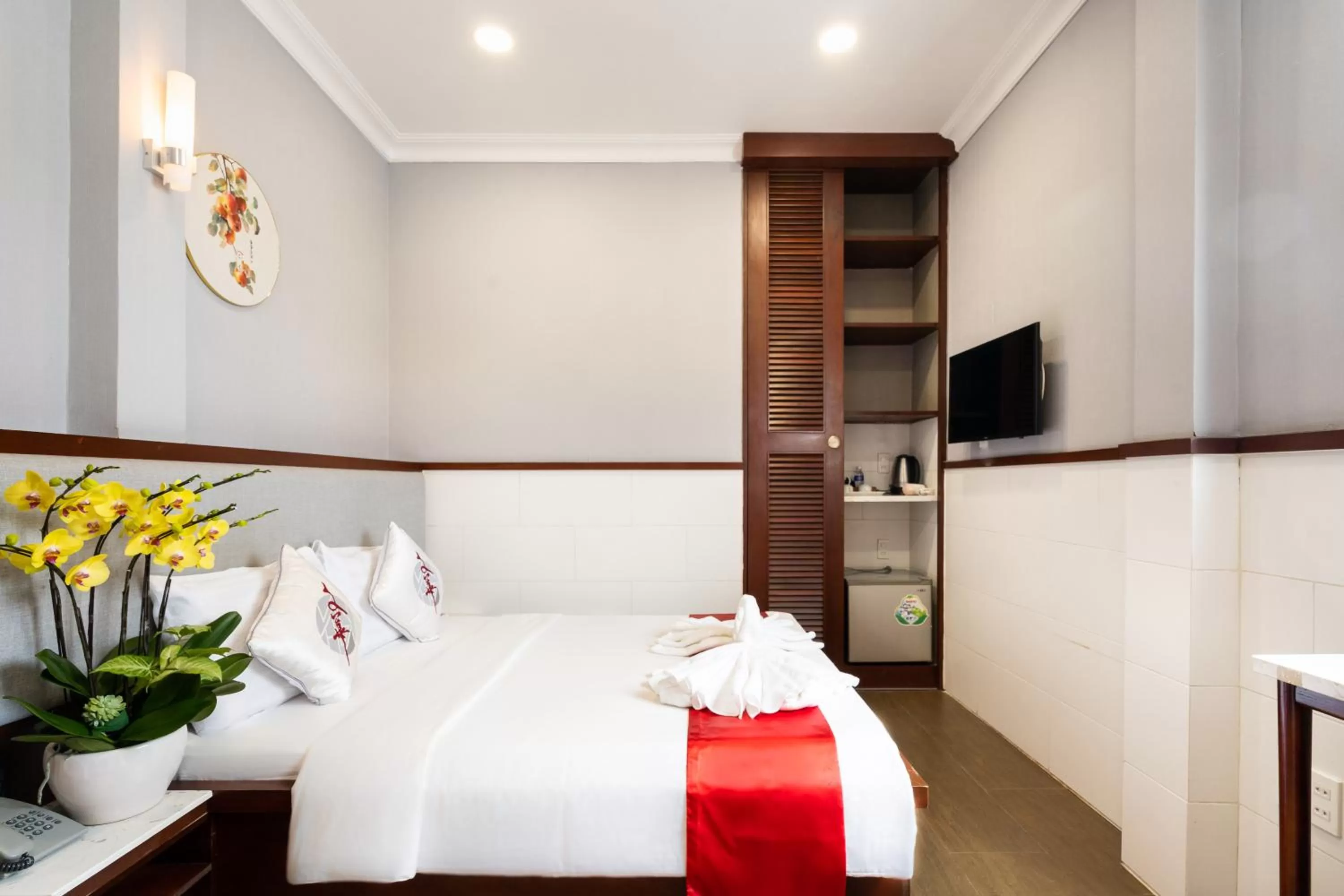 Bed in Văn Hoa Hotel