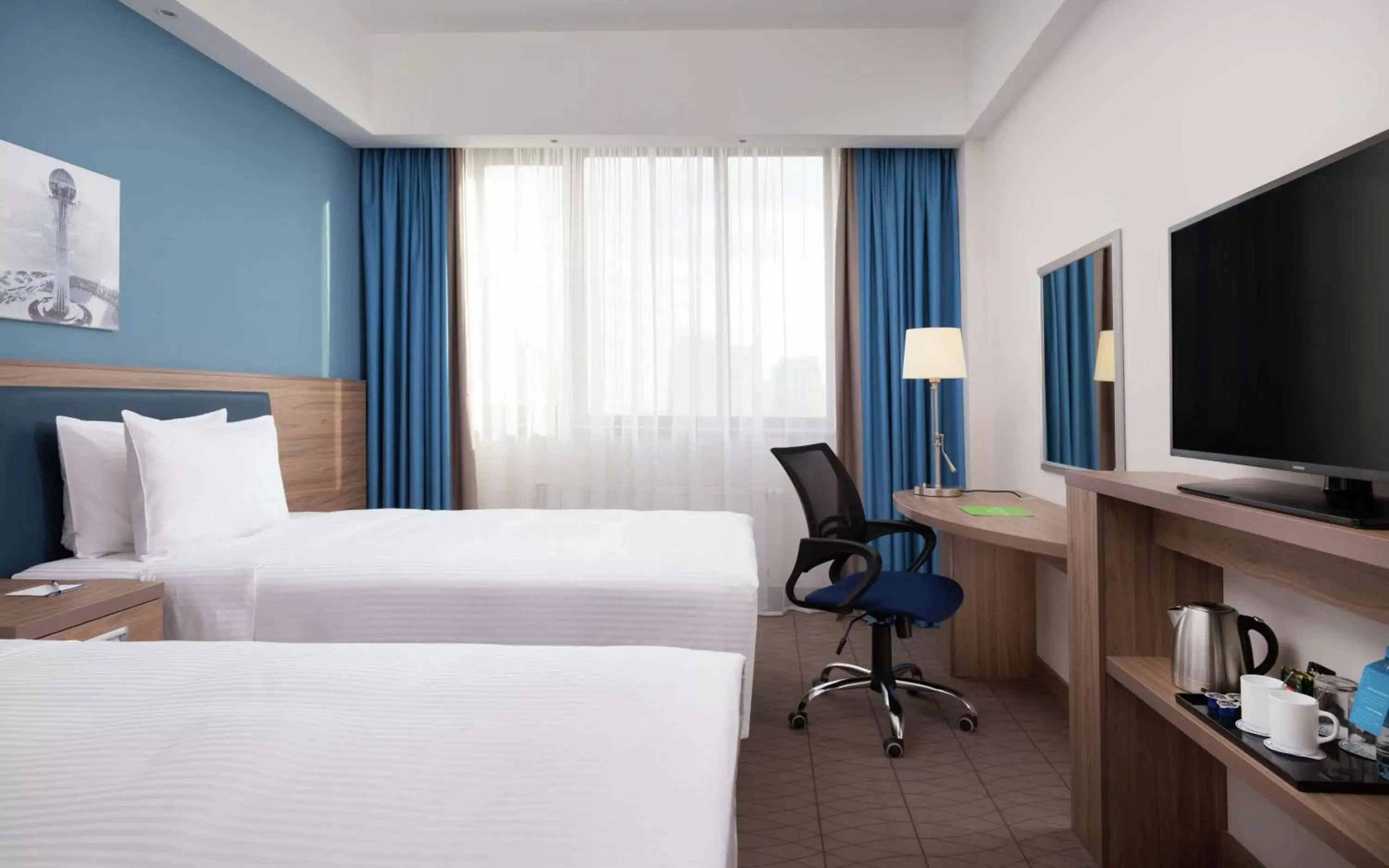 Twin Room in Hampton By Hilton Astana Triumphal Arch Twin Room in Hampton By Hilton Astana Triumphal Arch