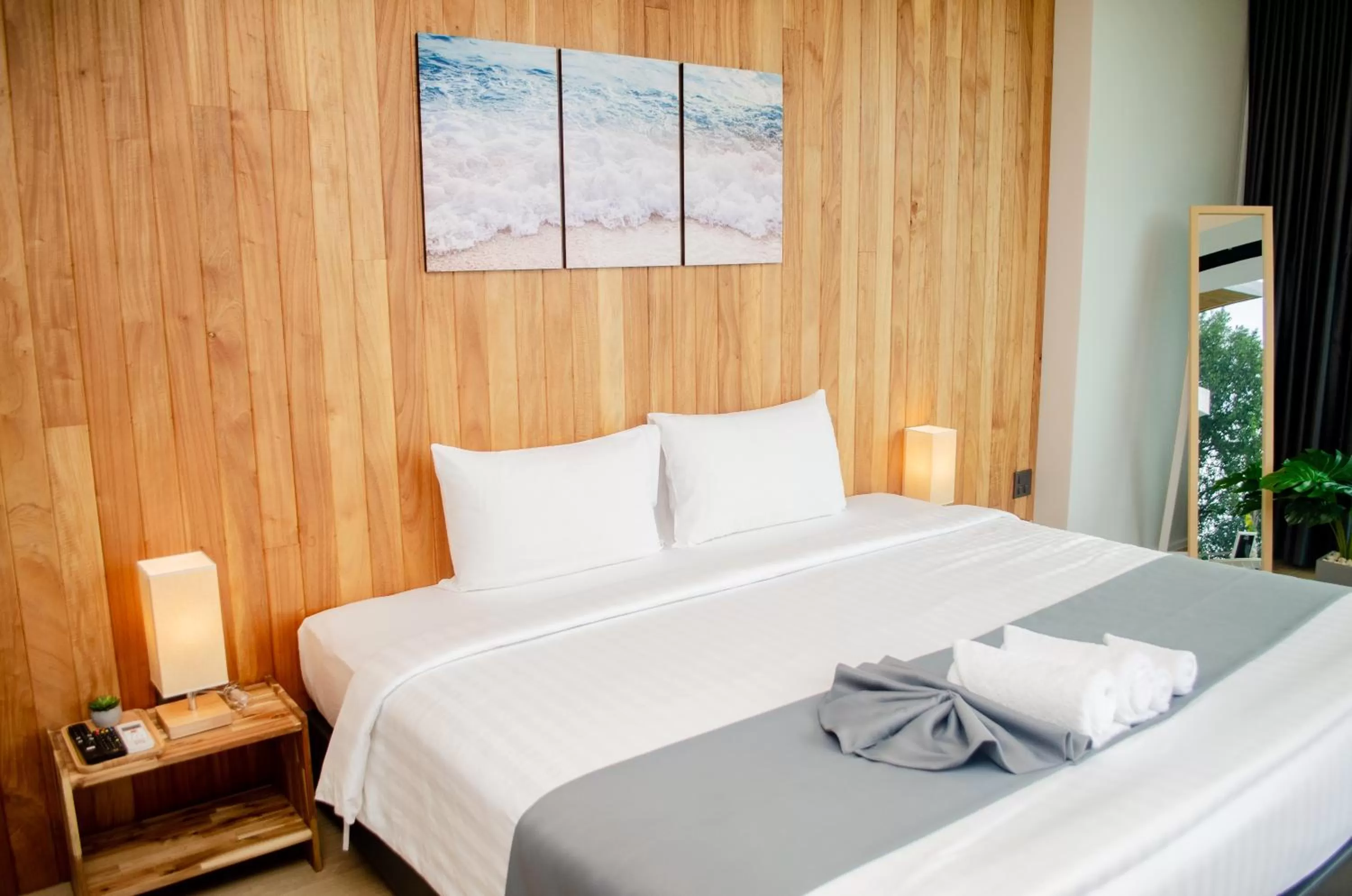 Bed in Ao Luek Panoramic Pool-SHA Plus