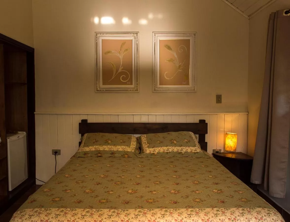 Bed in Pousada Vila Santa Barbara