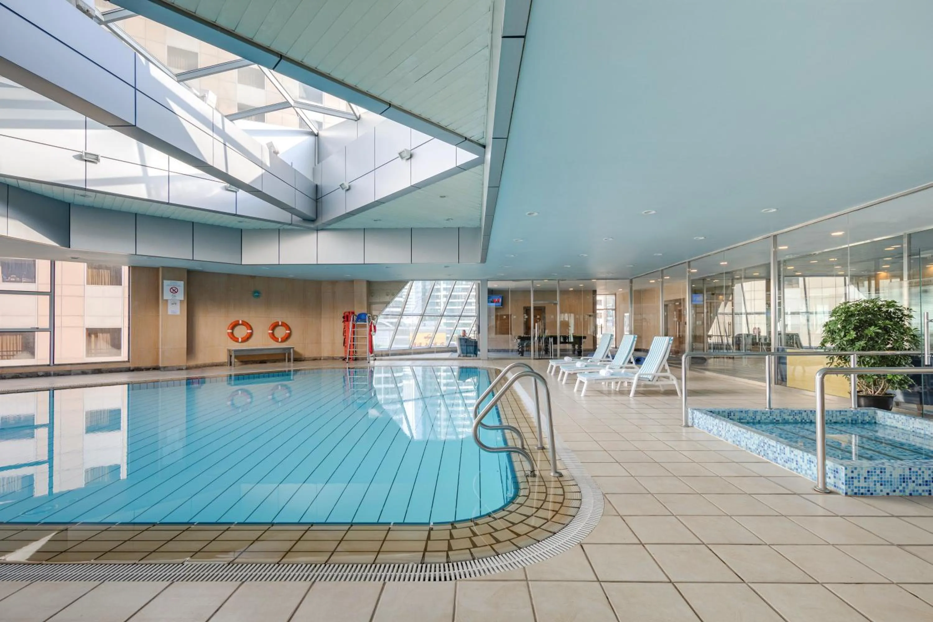 Swimming pool in Radisson Collection Hotel, Yangtze Shanghai