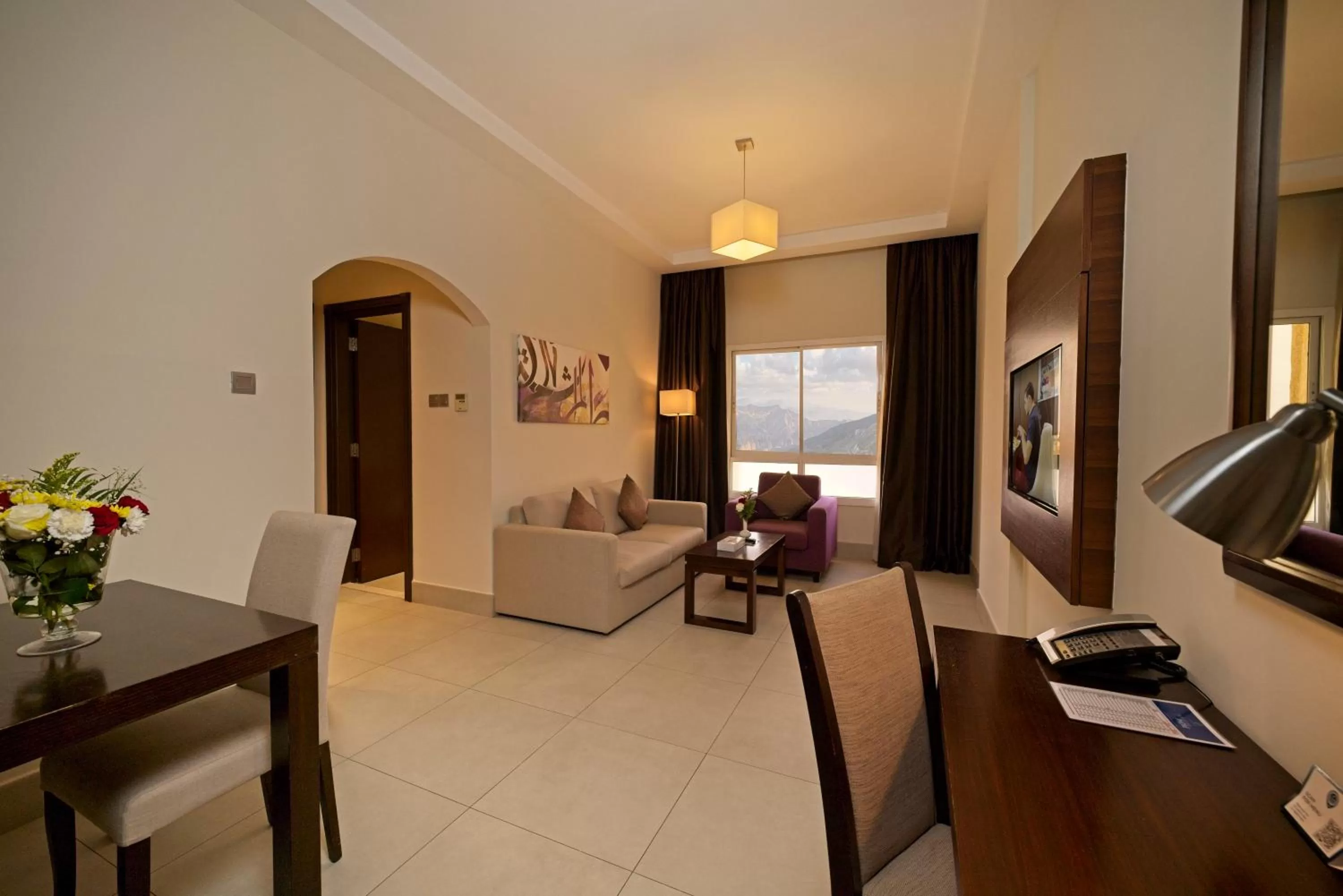 Living room in Action Hotel Ras Al Khaimah