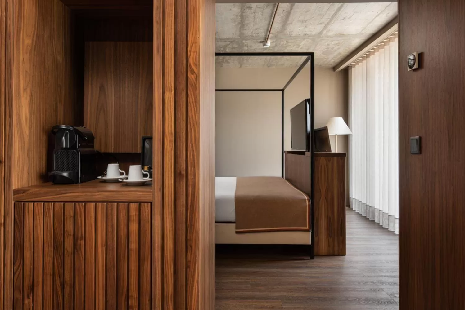 Coffee/tea facilities, Bed in Exe Essenzia Porto