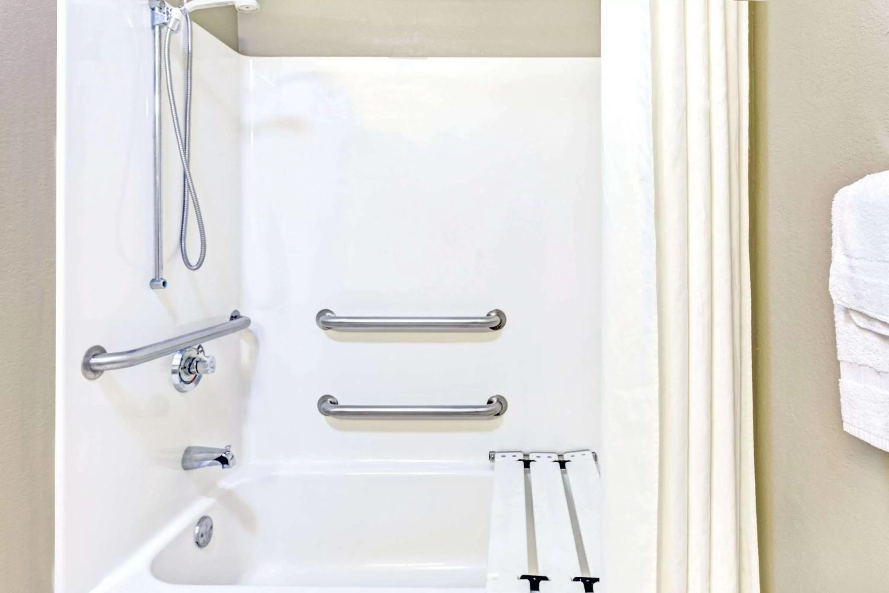 Bathroom in Super 8 by Wyndham Dawsonville