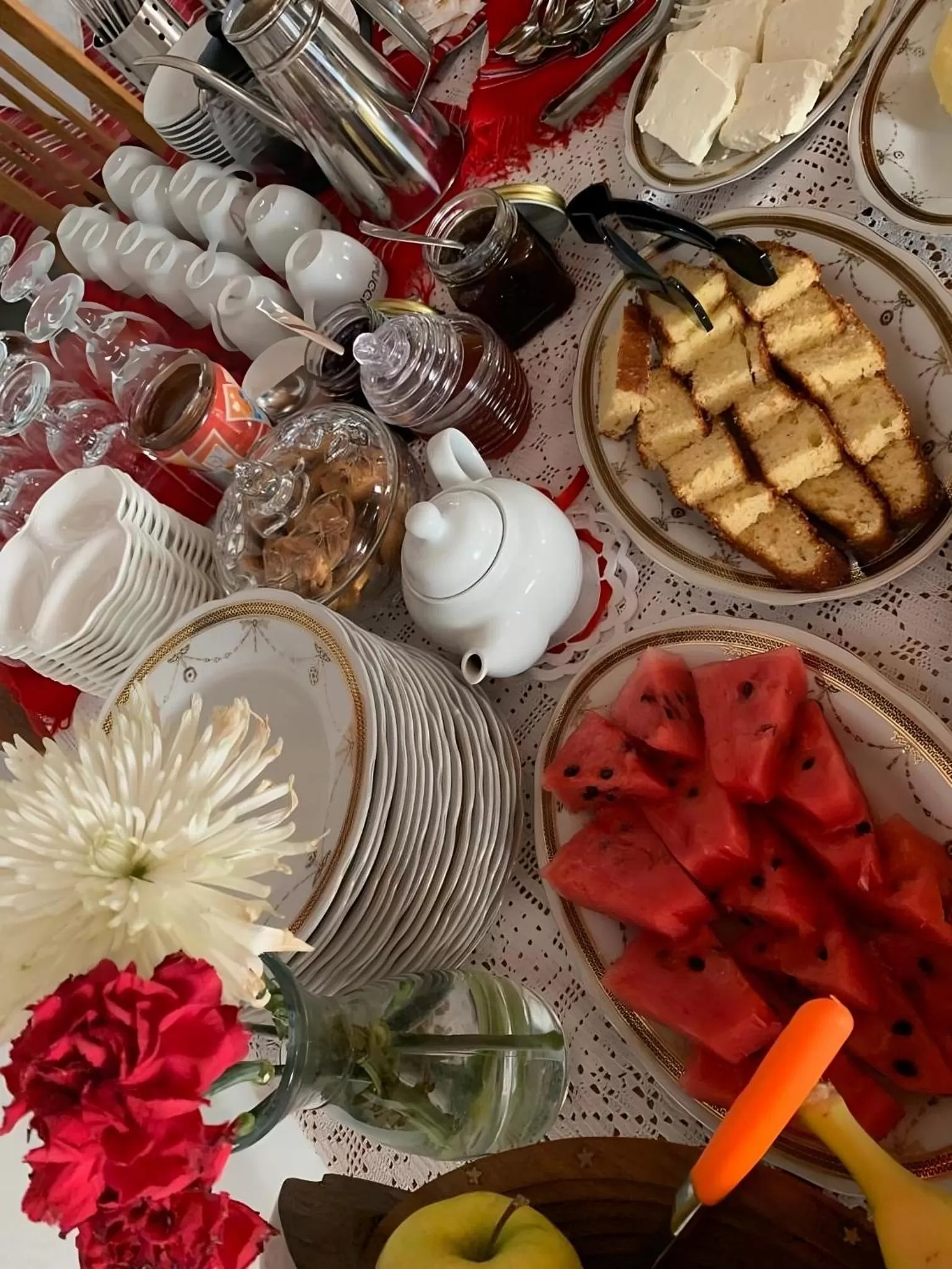 Buffet breakfast in Hotel Berati