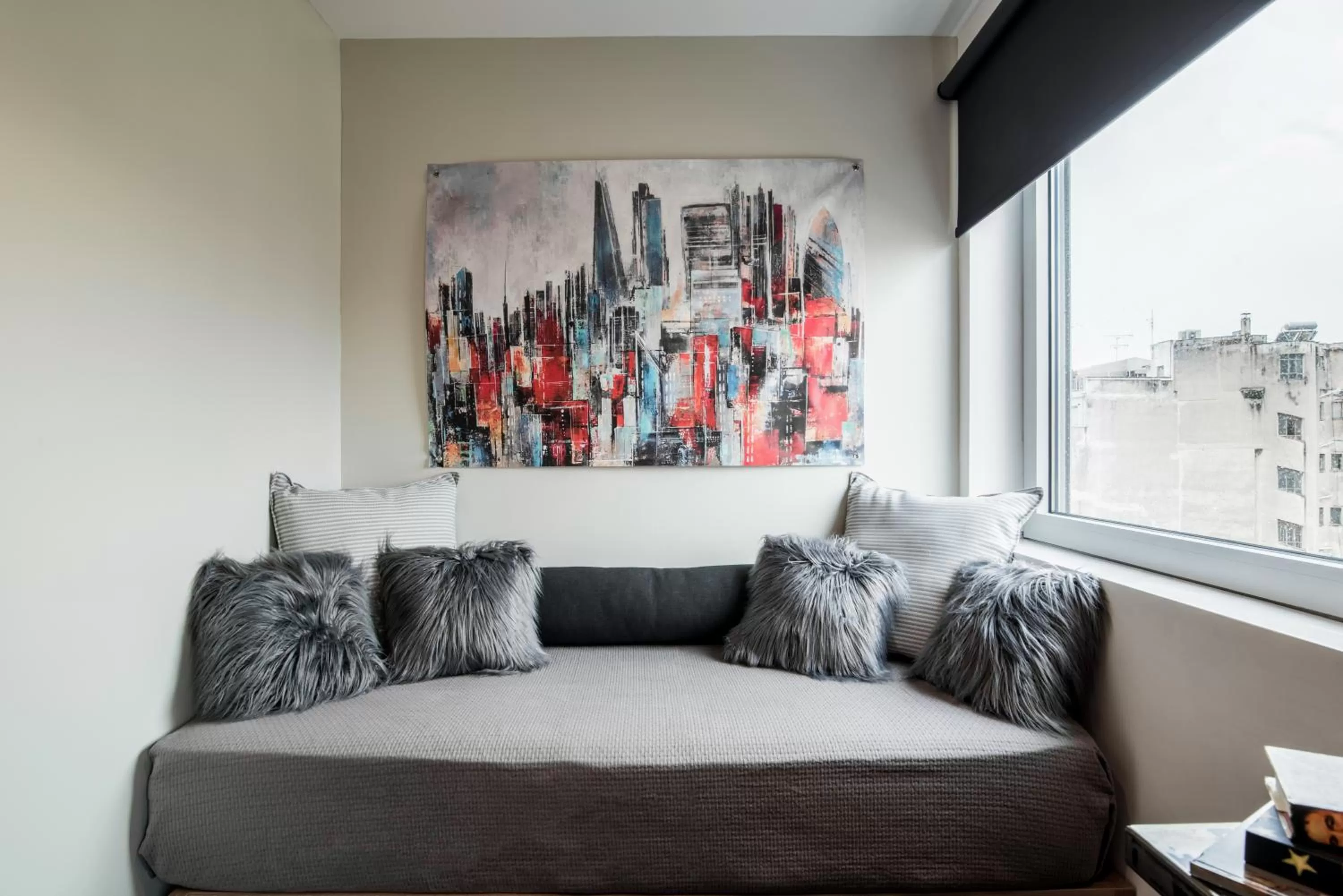 Bed in AthinA STREETAPARTMENTS