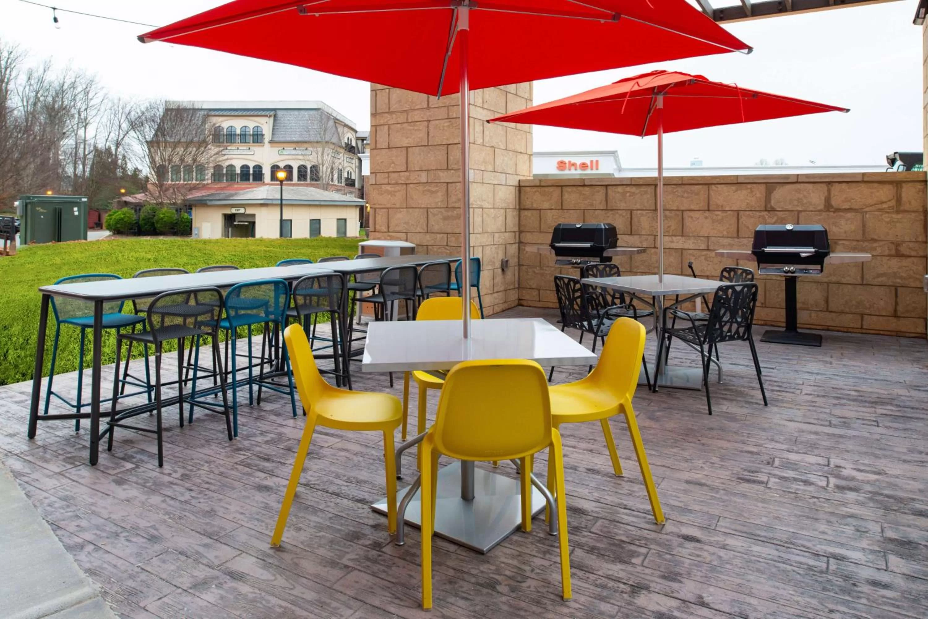 Patio in Home2 Suites By Hilton Charlotte Mooresville, Nc