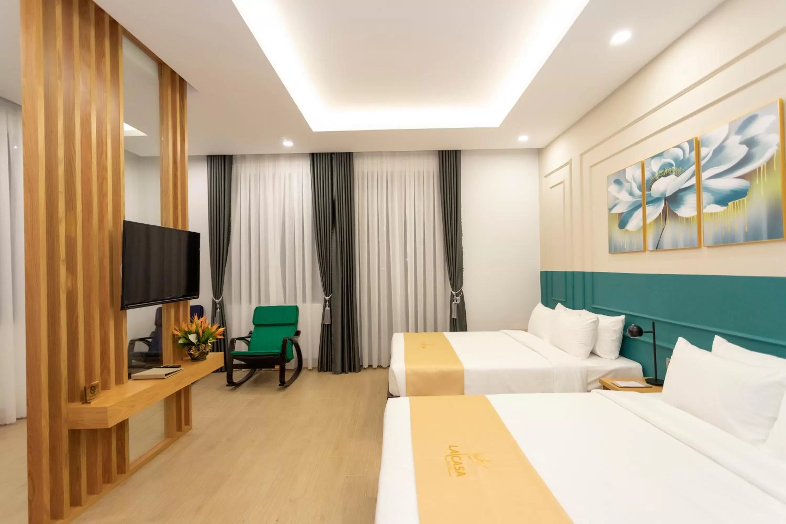 Bed in La Casa Tuy Hòa