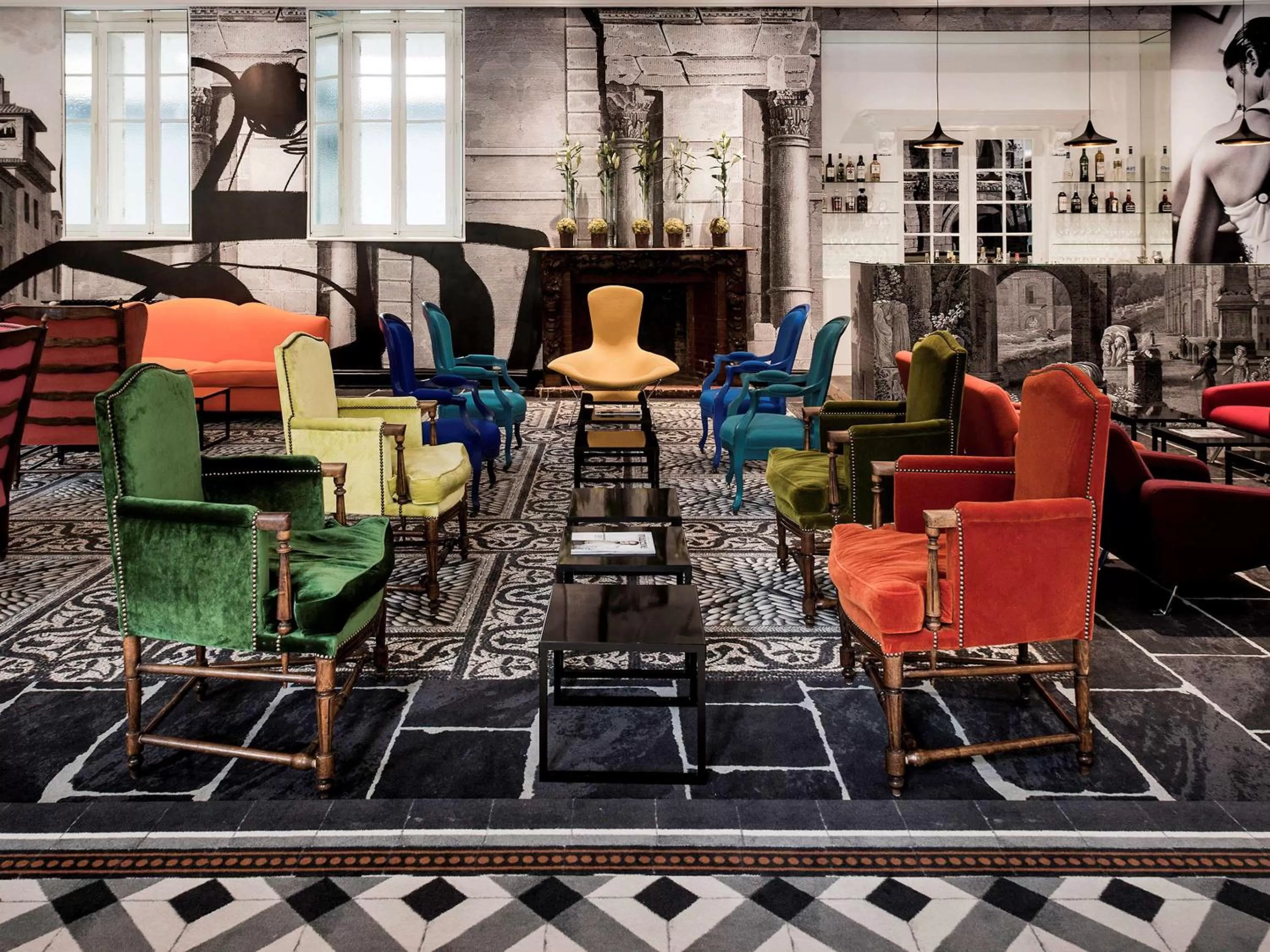 Lounge or bar in Jules César Hotel & Spa Arles - MGallery Collection