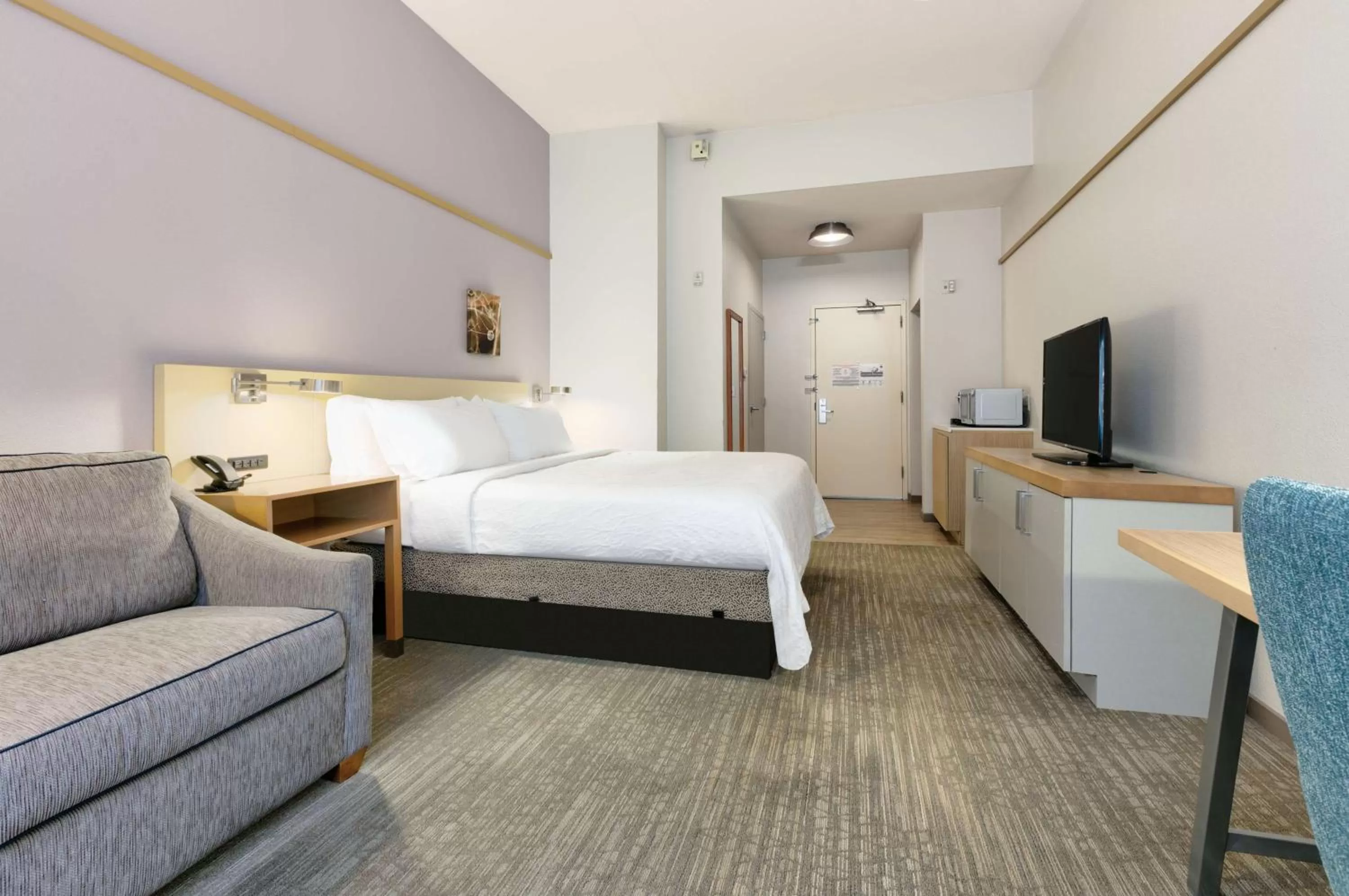 Living room, Bed in Hilton Garden Inn Irvine East/Lake Forest