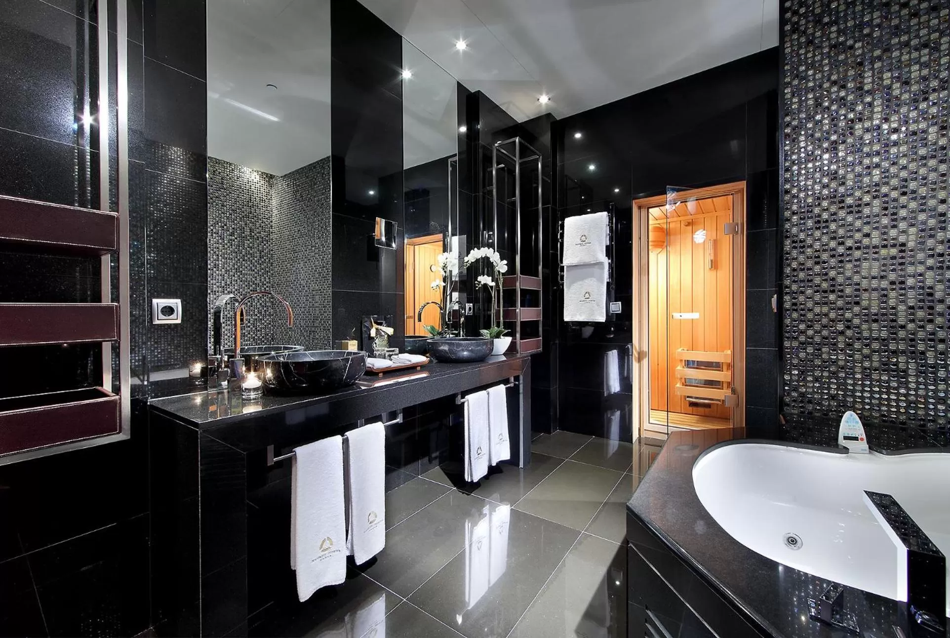 Bathroom in Eurostars Madrid Tower