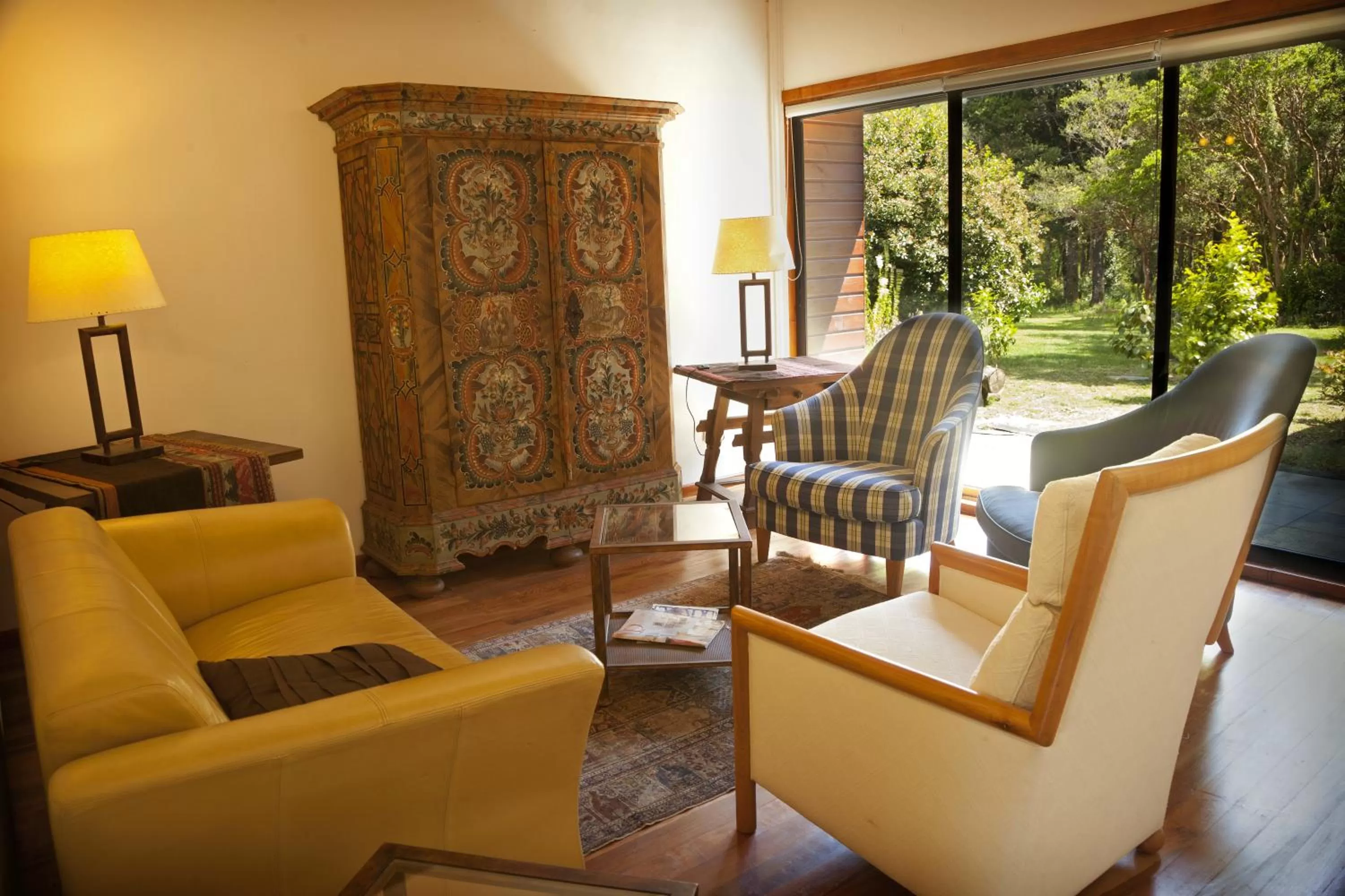 Decorative detail, Seating Area in Hotel Posada del Río - Parque Metreñehue