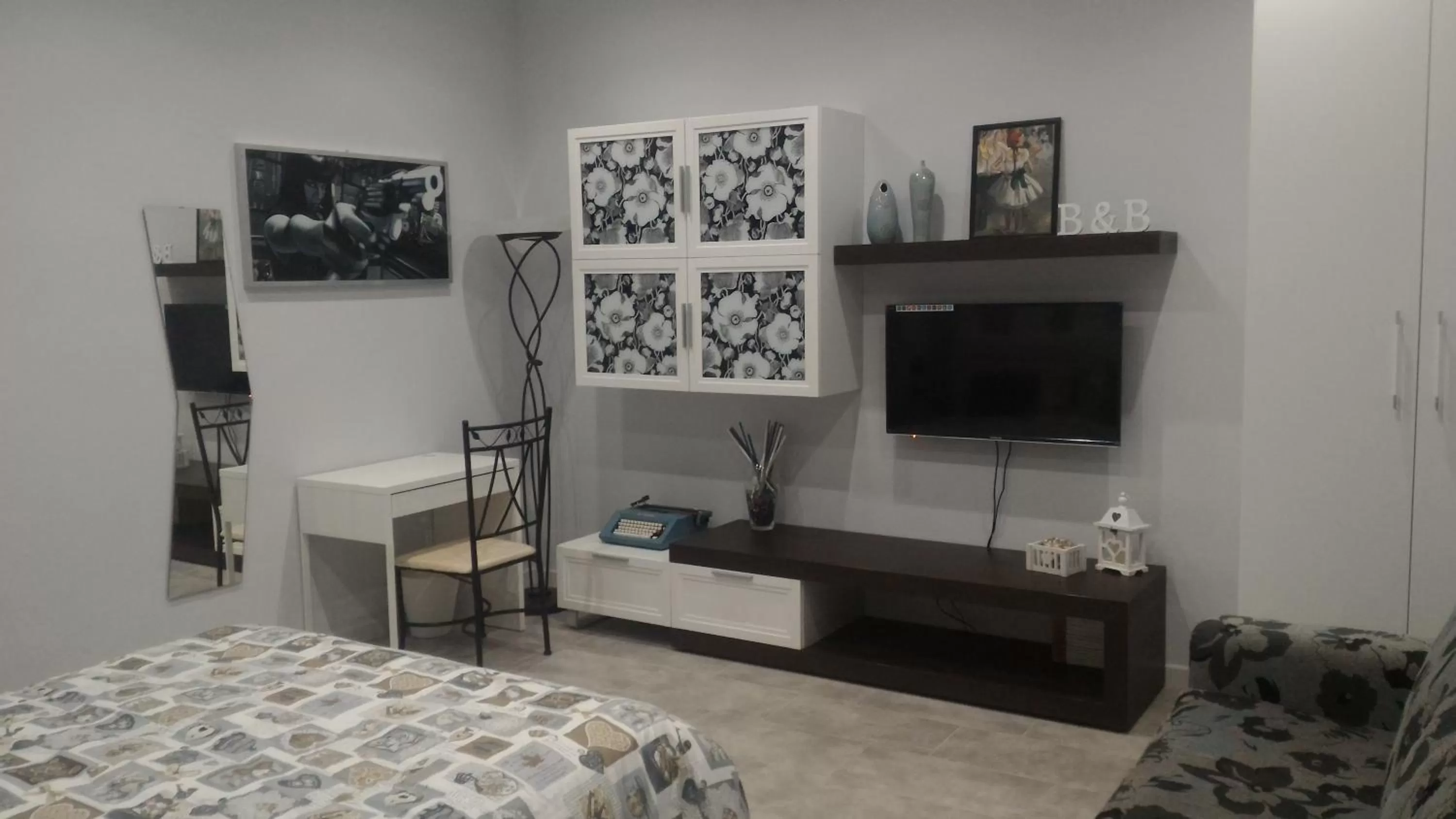 Bed in B&B A casa dell'artista