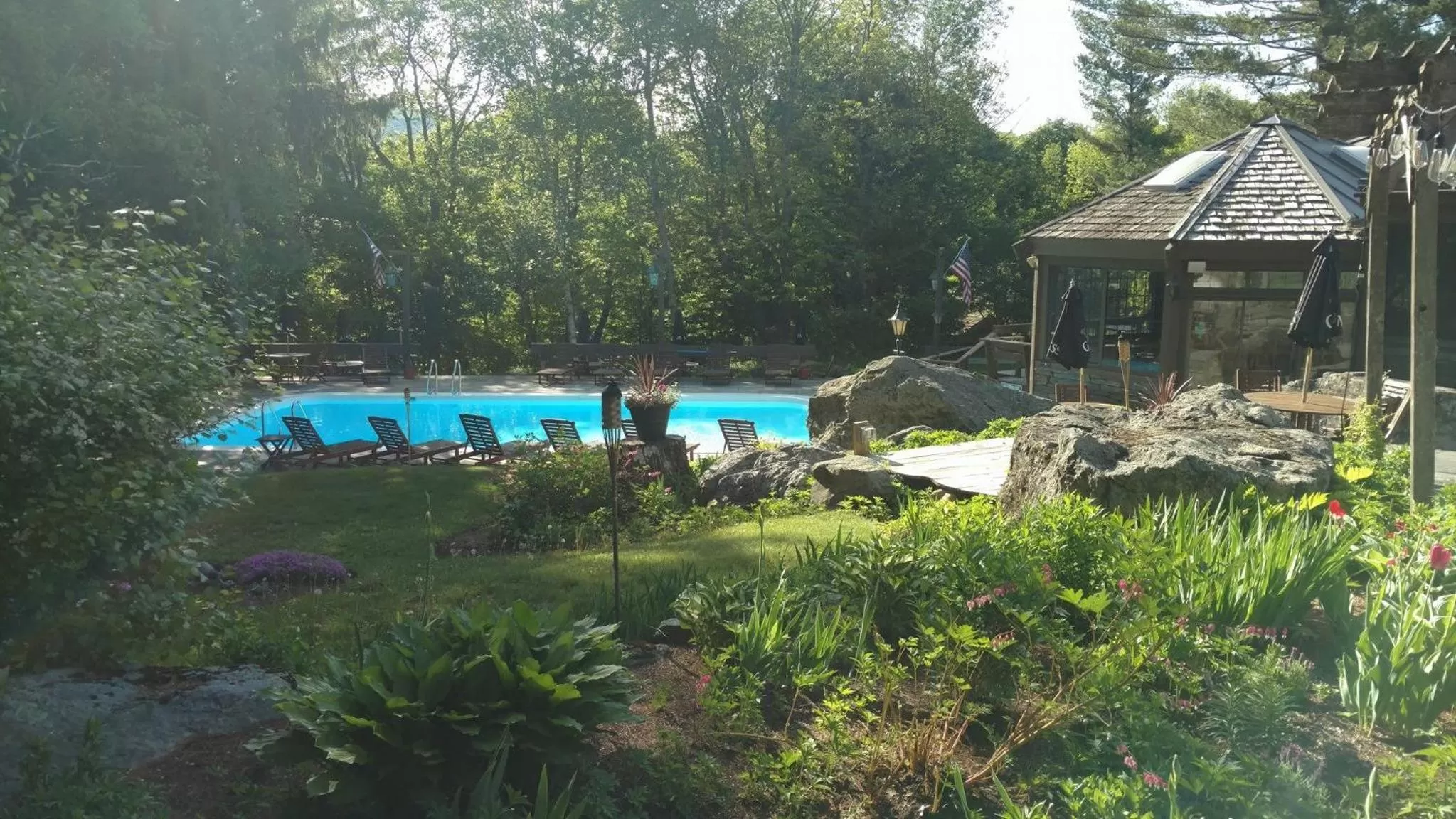 Garden in Summit Lodge