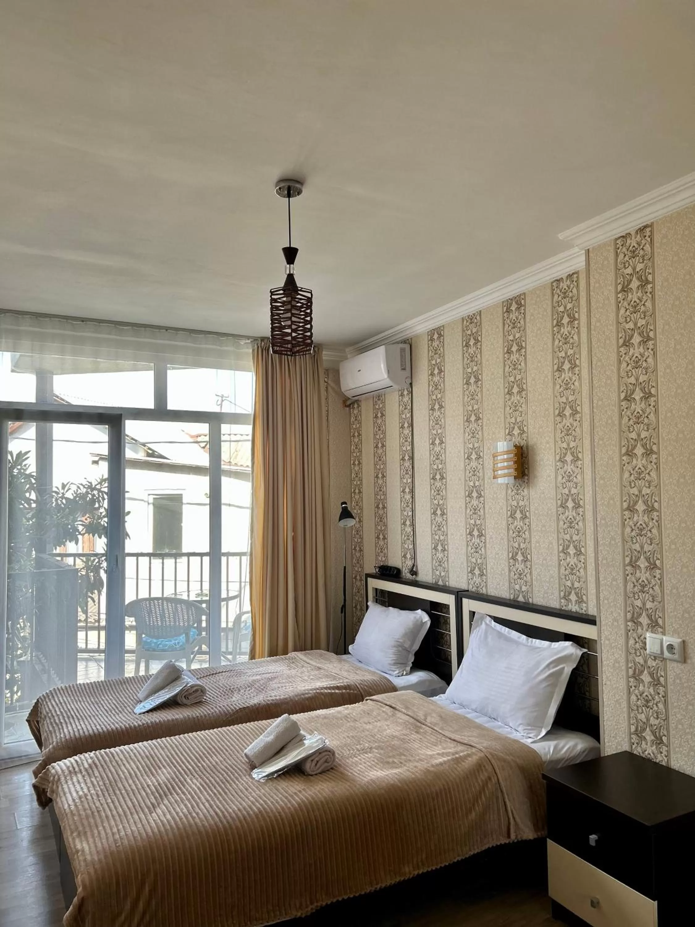 Bed in Hotel Marioni