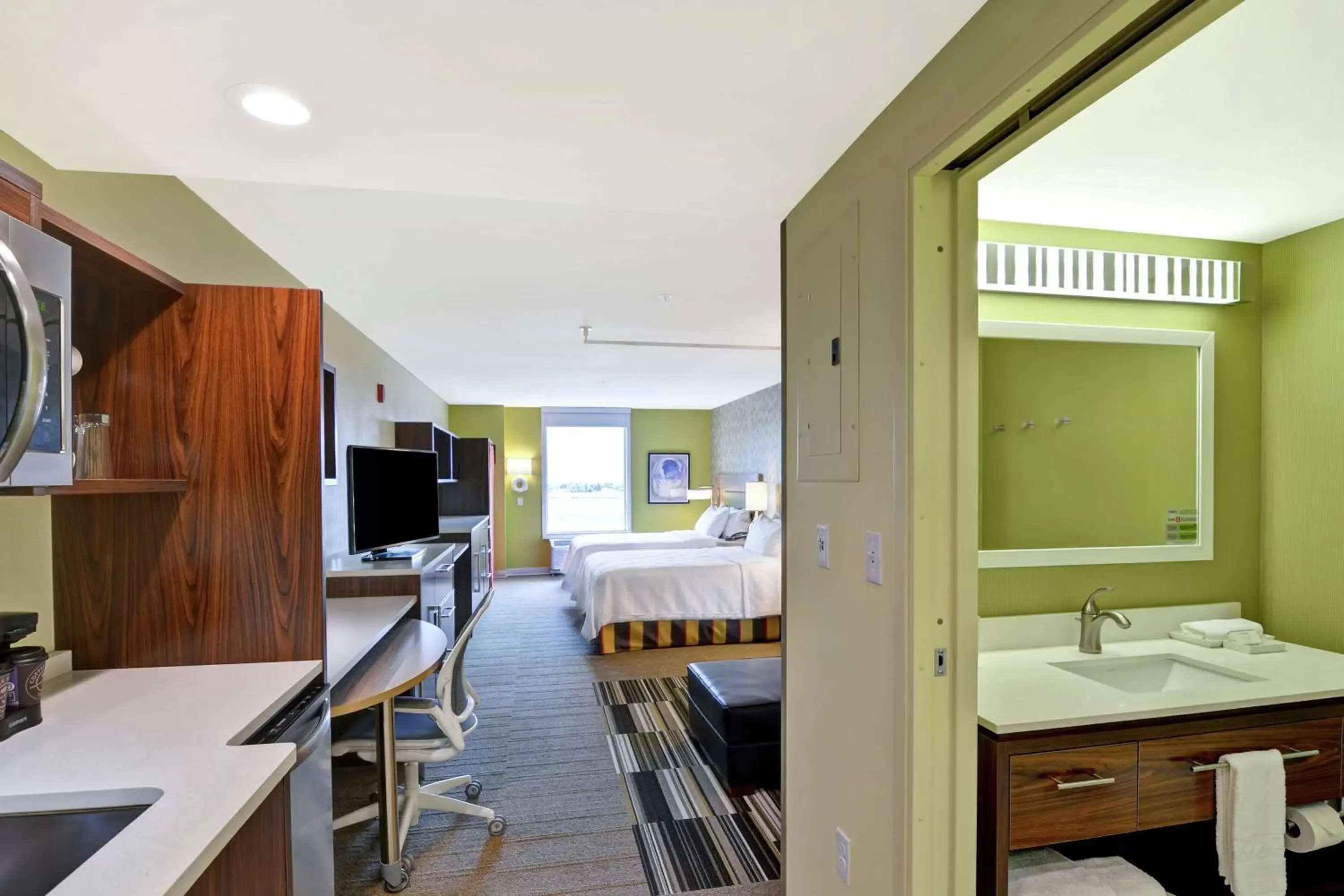 Queen Studio with Two Queen Beds - Non-Smoking in Home2 Suites By Hilton Helena Queen Studio with Two Queen Beds - Non-Smoking in Home2 Suites By Hilton Helena