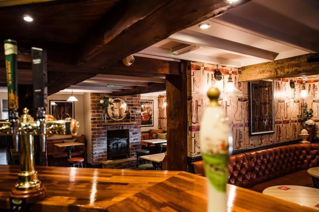 Dining area in The Black Horse Inn