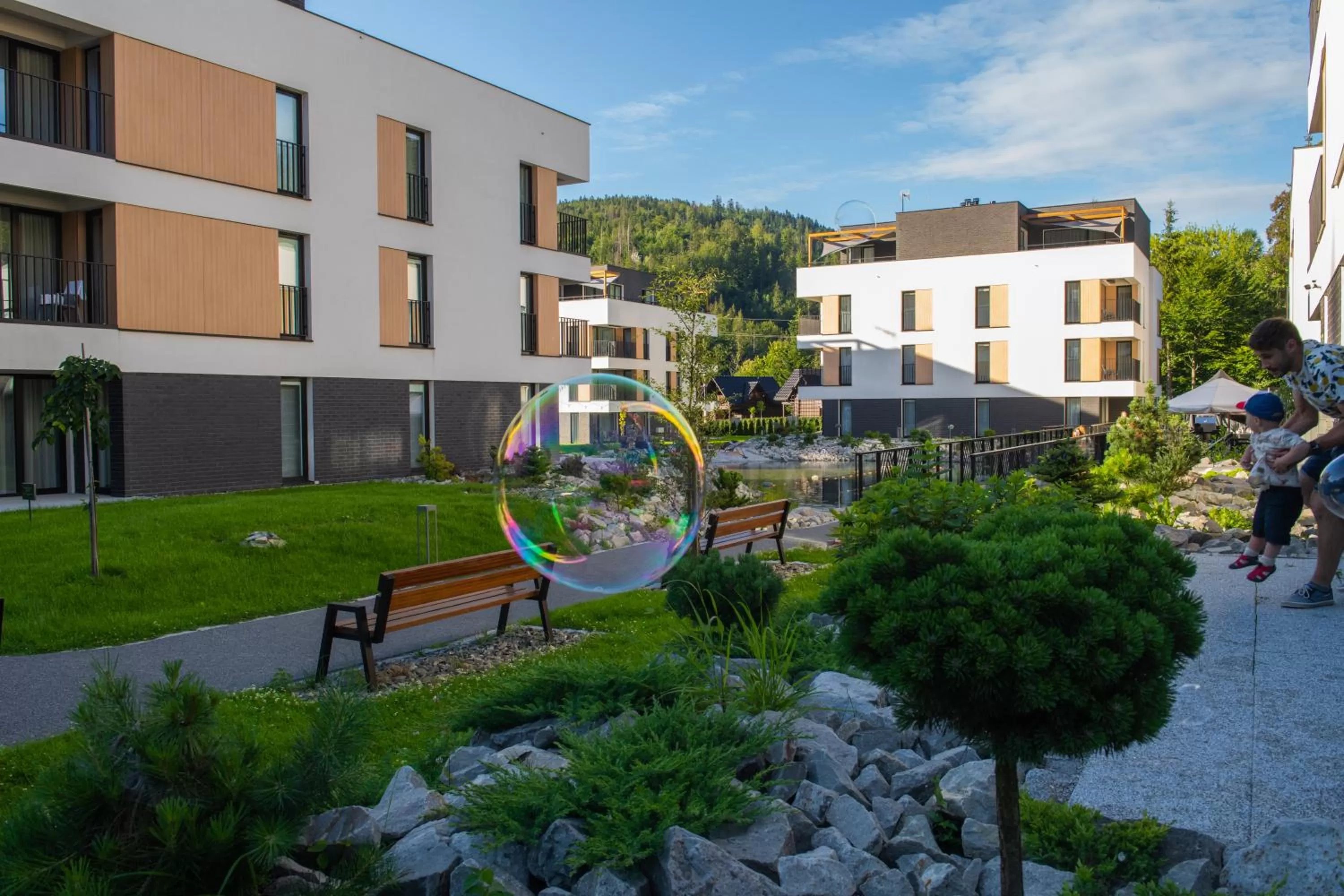 Garden in VISLOW Resort