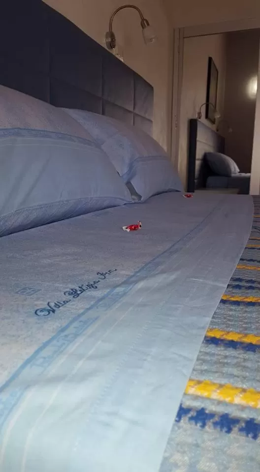 Decorative detail, Bed in B&B Villa Letizia Inn