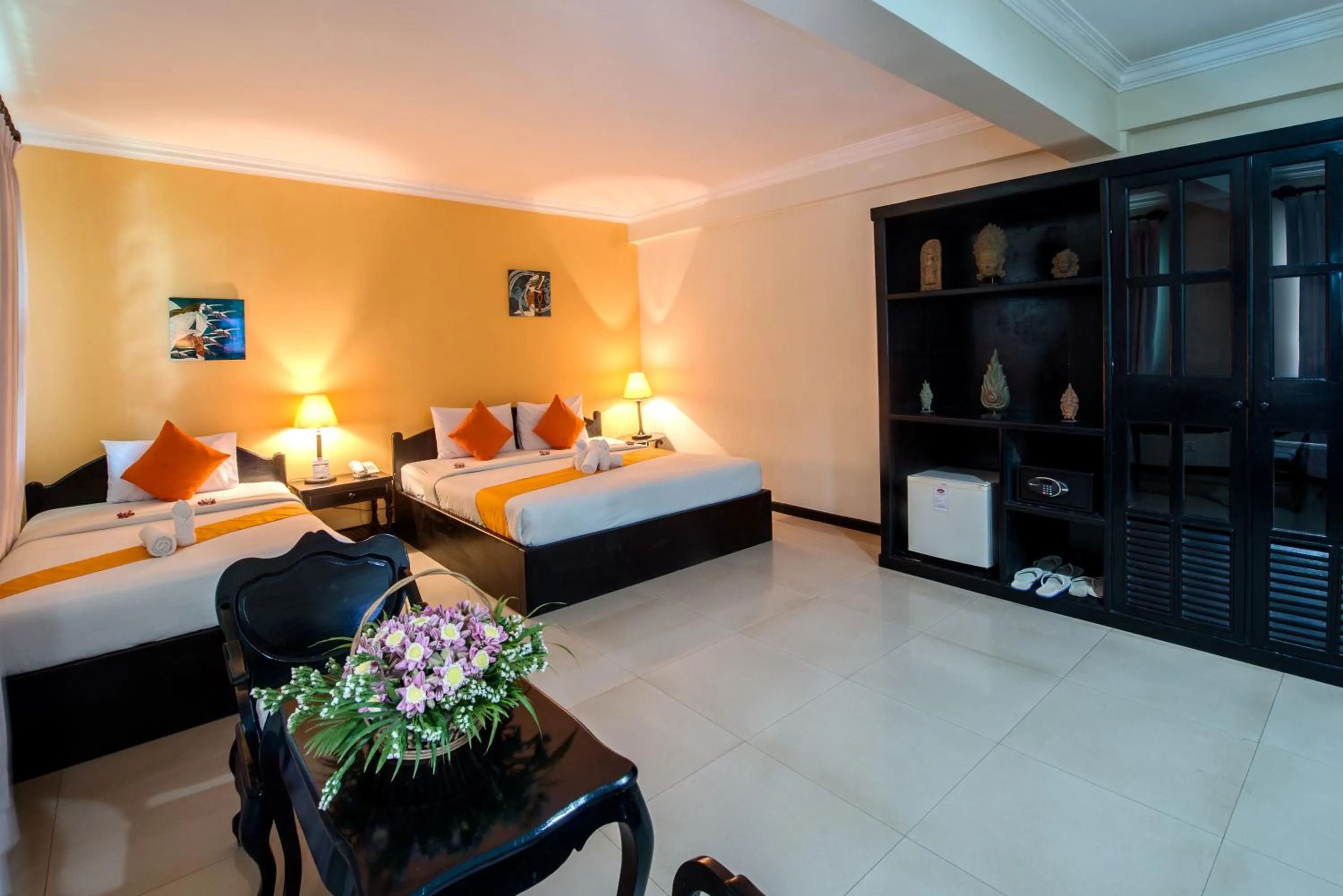 Photo of the whole room, Bed in Angkor Panoramic Boutique Hotel