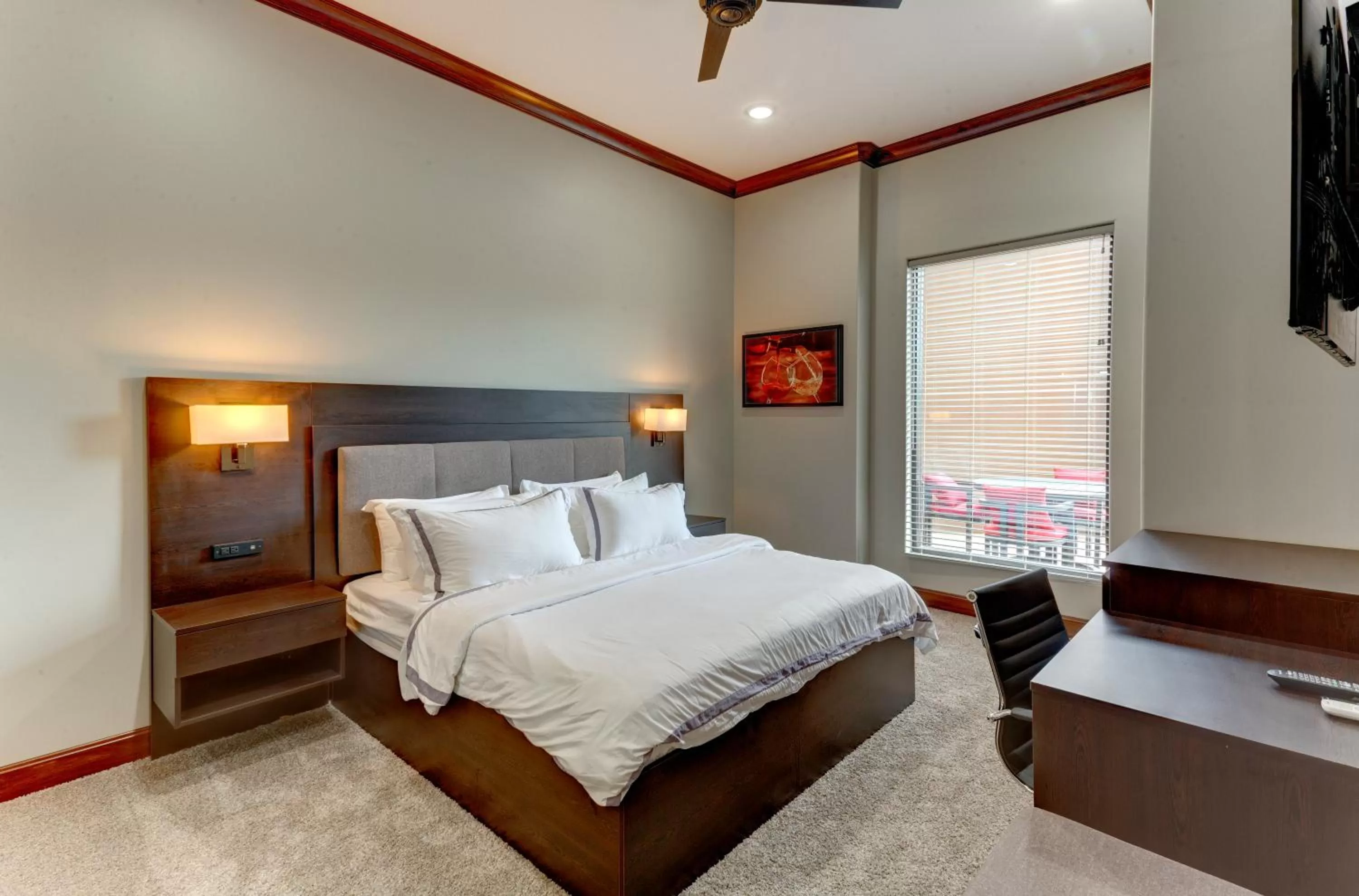 Bed in The Resort at Lake of the Ozarks