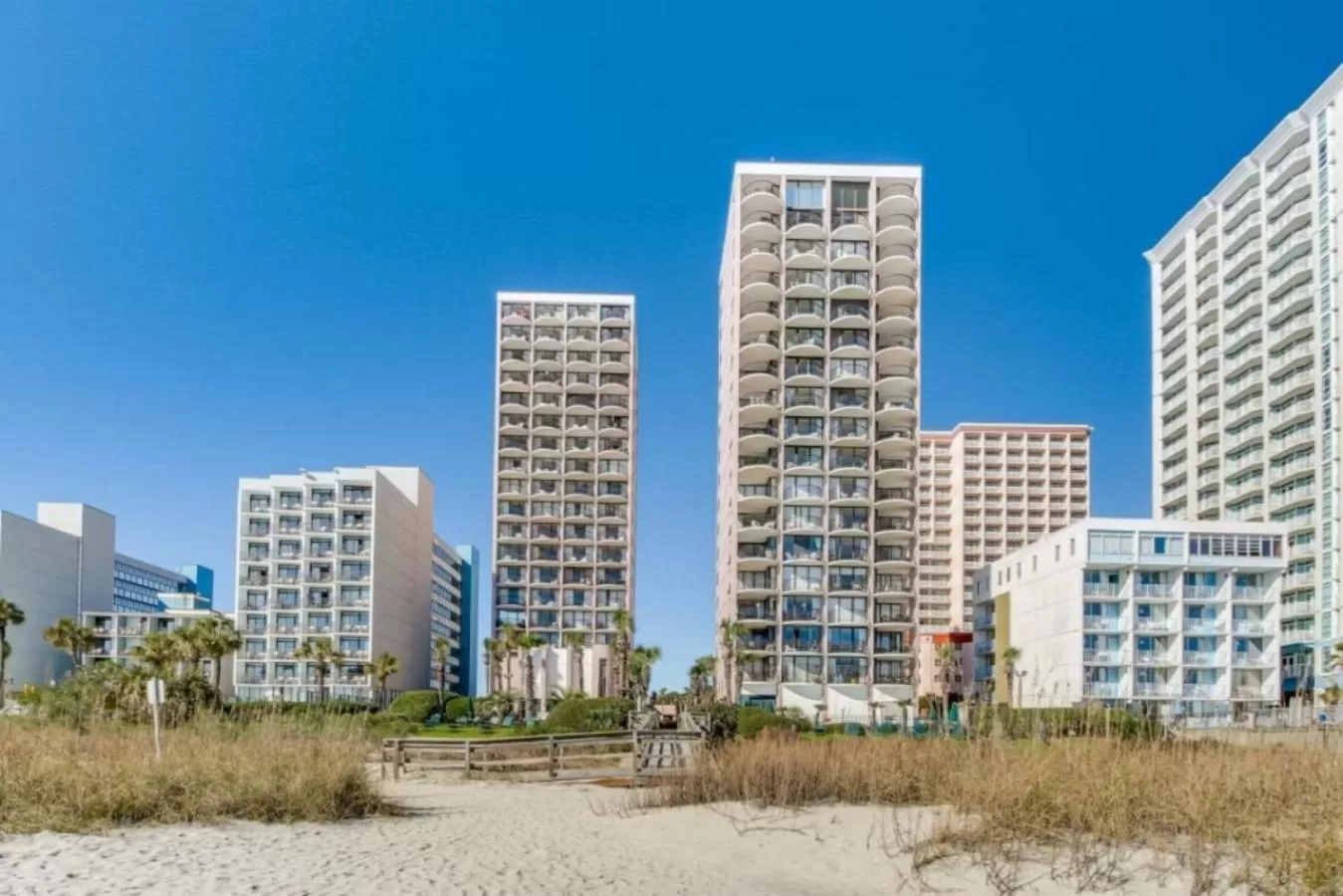 Property building in Suites at the Beach