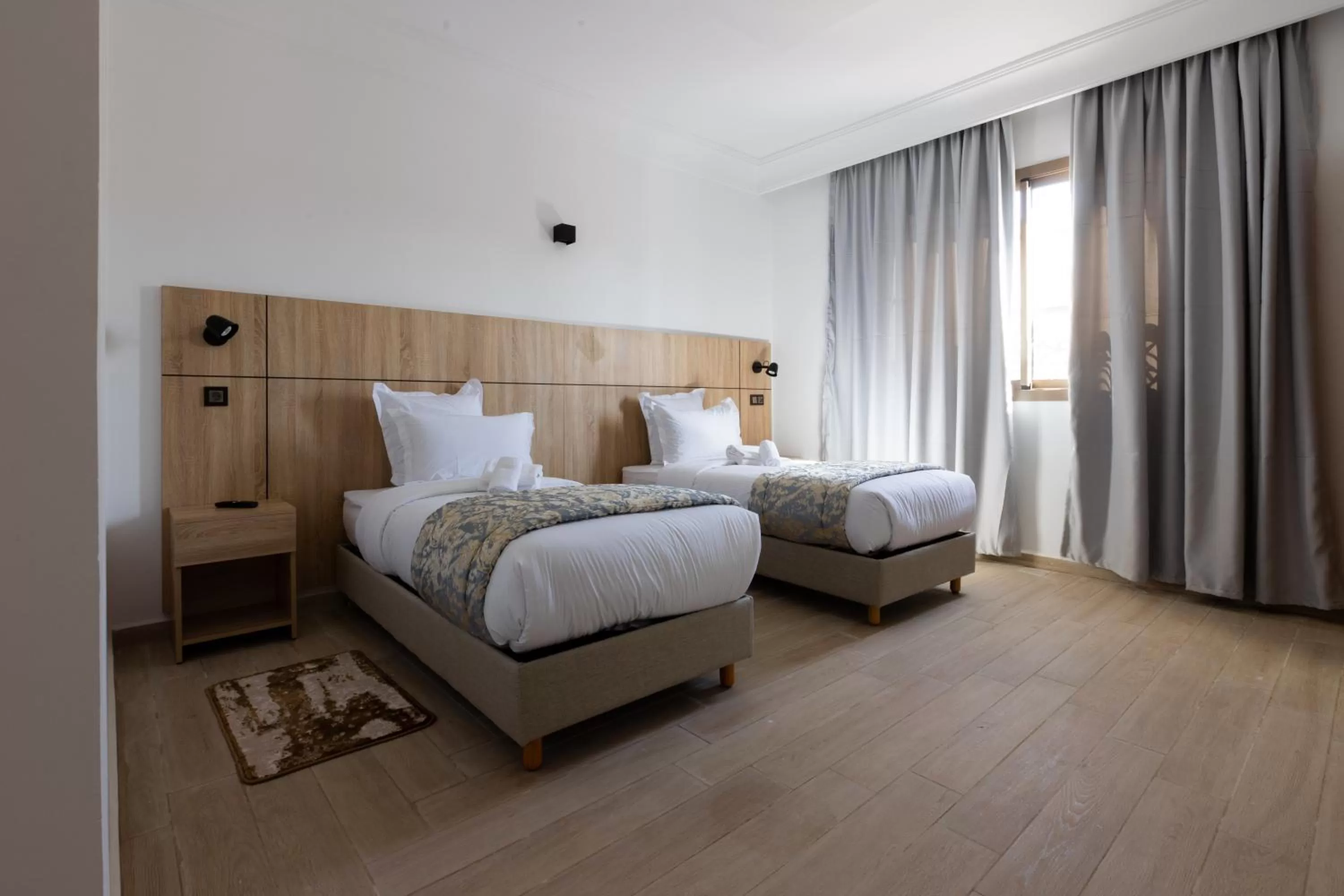 Bed in Karam City Hotel