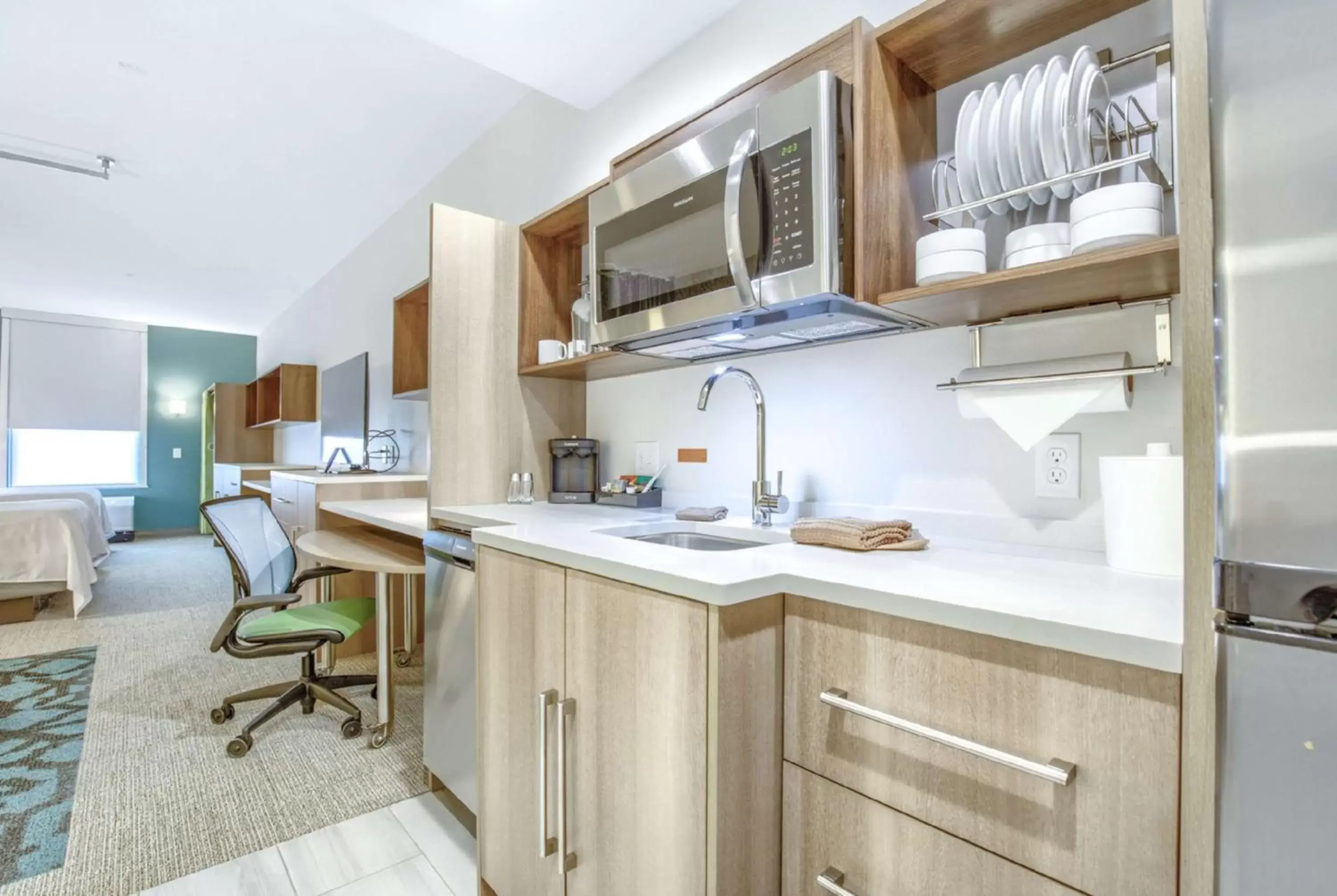 Studio Suite with Two Queen Beds - Hearing Access/Non-Smoking in Home2 Suites By Hilton Daphne Spanish Fort Studio Suite with Two Queen Beds - Hearing Access/Non-Smoking in Home2 Suites By Hilton Daphne Spanish Fort