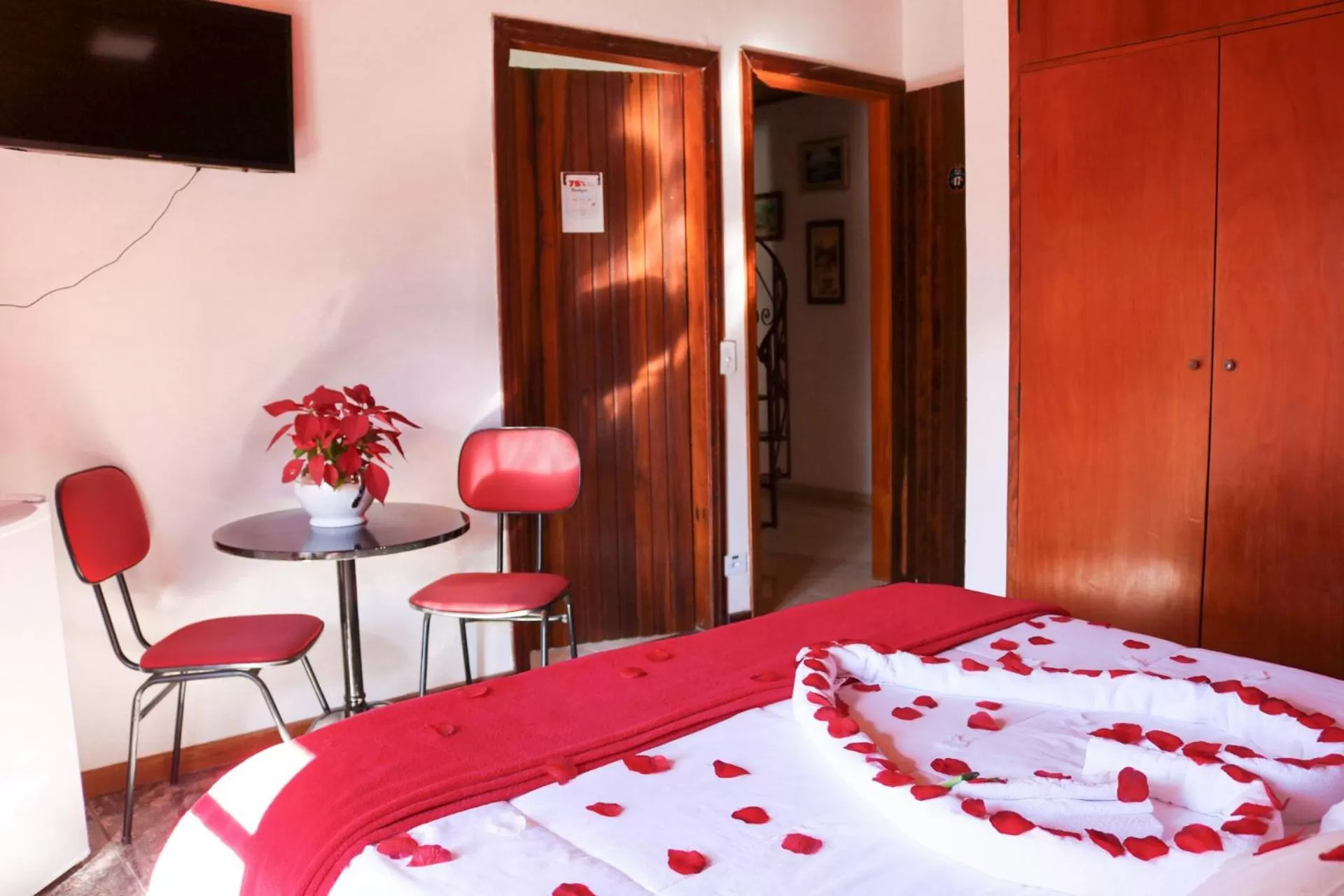 Bed in Pousada da Lua