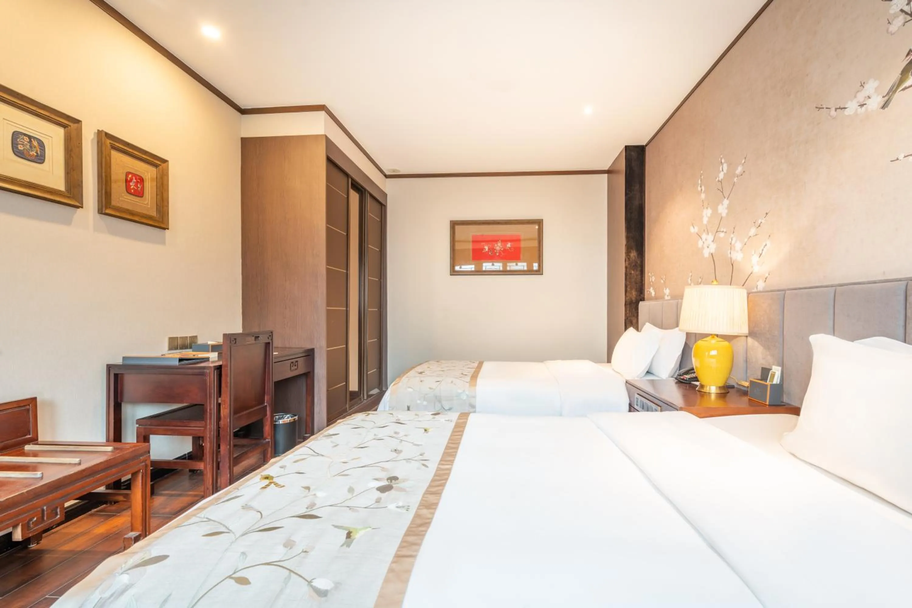 Bed in Buddha Zen Hotel