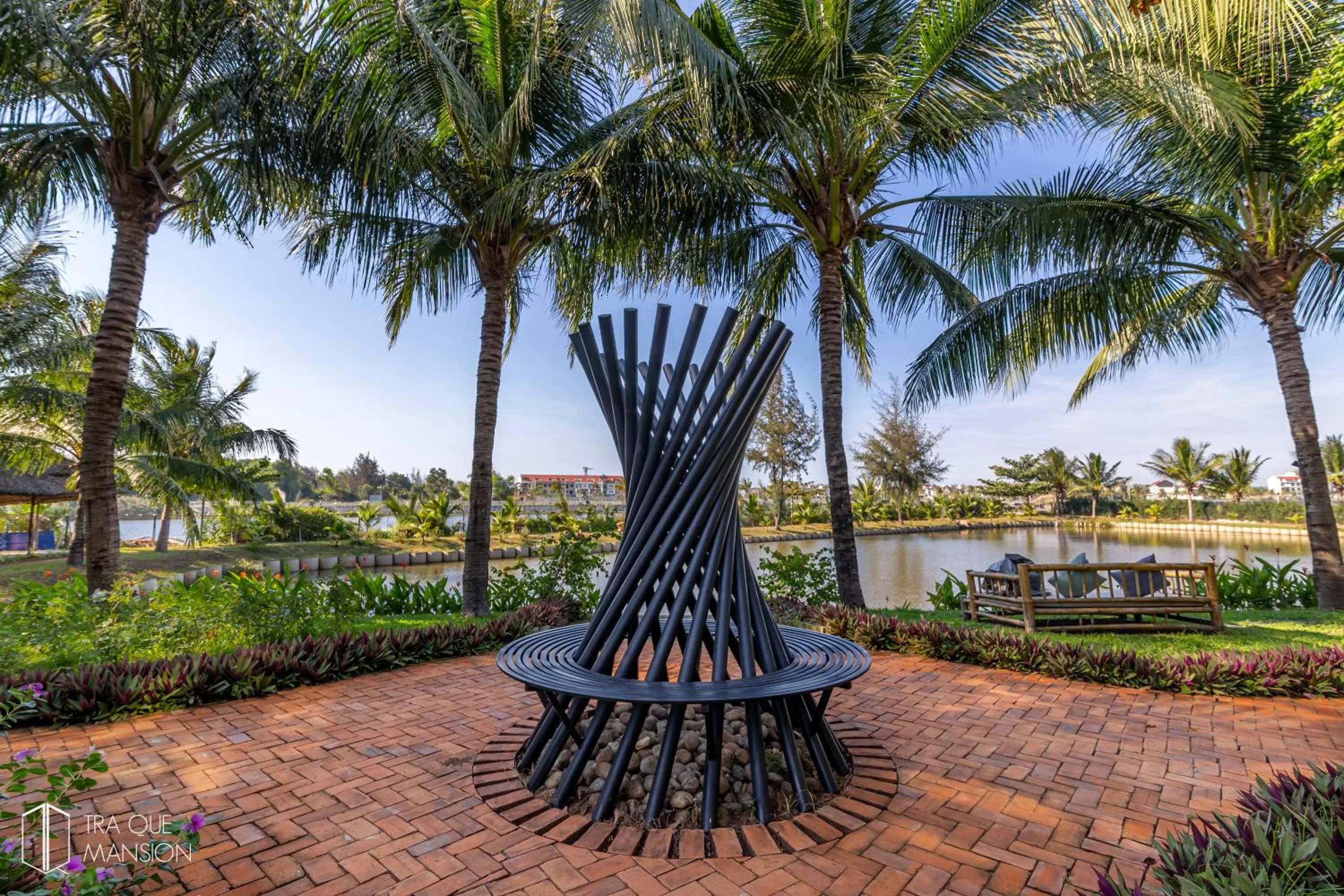 Garden view, Garden in Tra Que Mansion