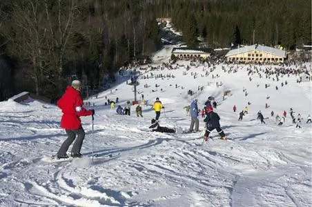 Skiing in skummeslöv B & B