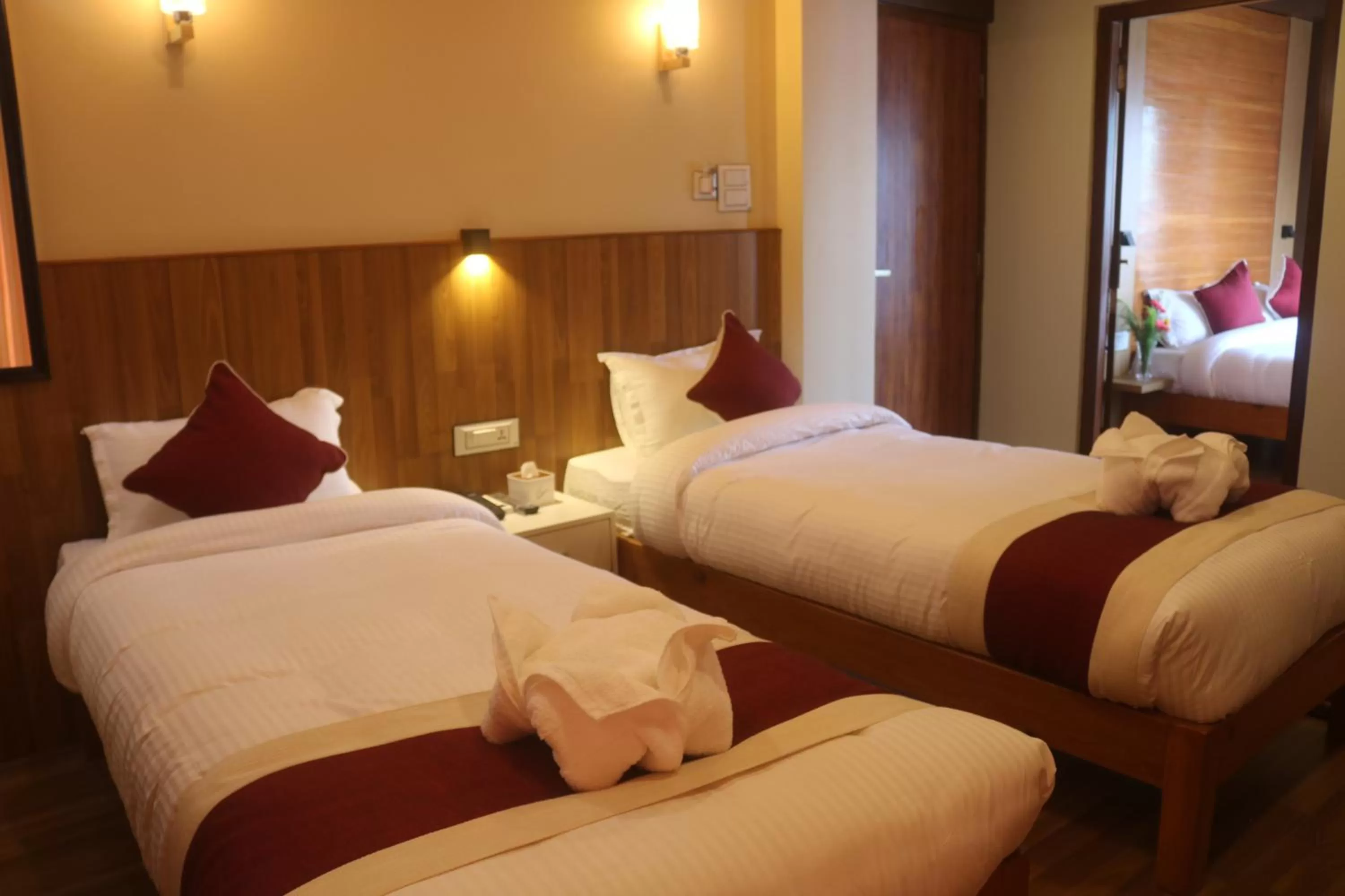 Bed in Hotel Family Ties Pvt. Ltd.